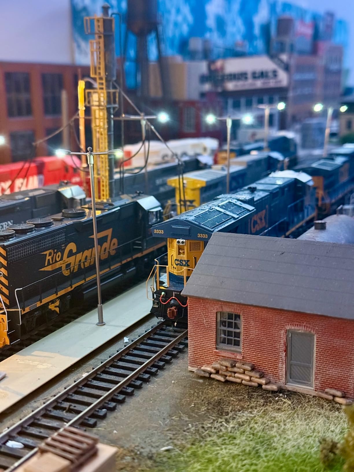 LQS12W 10pcs Model Railway Train Lamp Post Street Bright White Lights HO OO Scale LEDs New customer photo 2