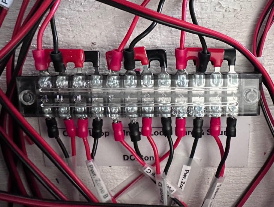 MILAPEAK 8pcs (4 Sets) 8 Positions Dual Row 600V 25A Screw Terminal Strip Blocks with Cover + 400V 25A 8 Positions Pre-Insulated Terminals Barrier Strip customer photo 2