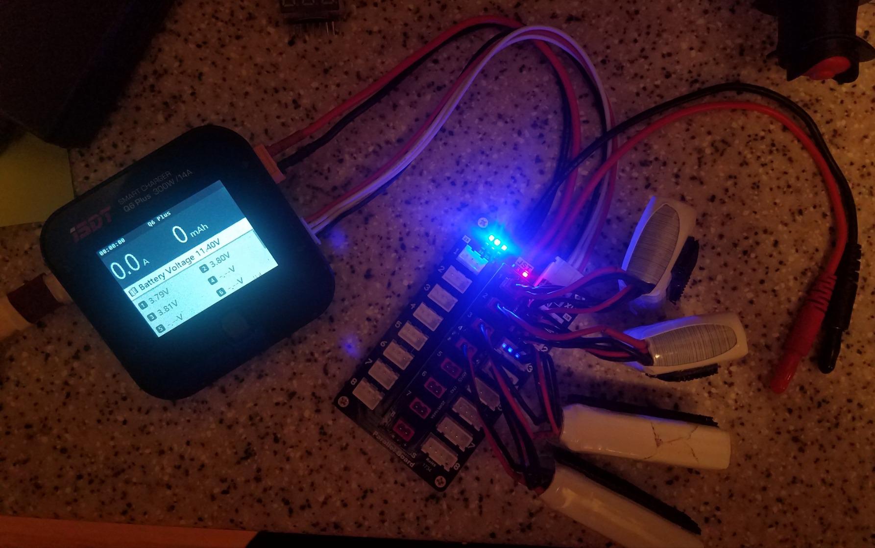 YoungRC JST Parallel Charging Board 2-3S Lipo Battery Balance Charge Board with JST Connectors for RC Drone Helicopter customer photo 2