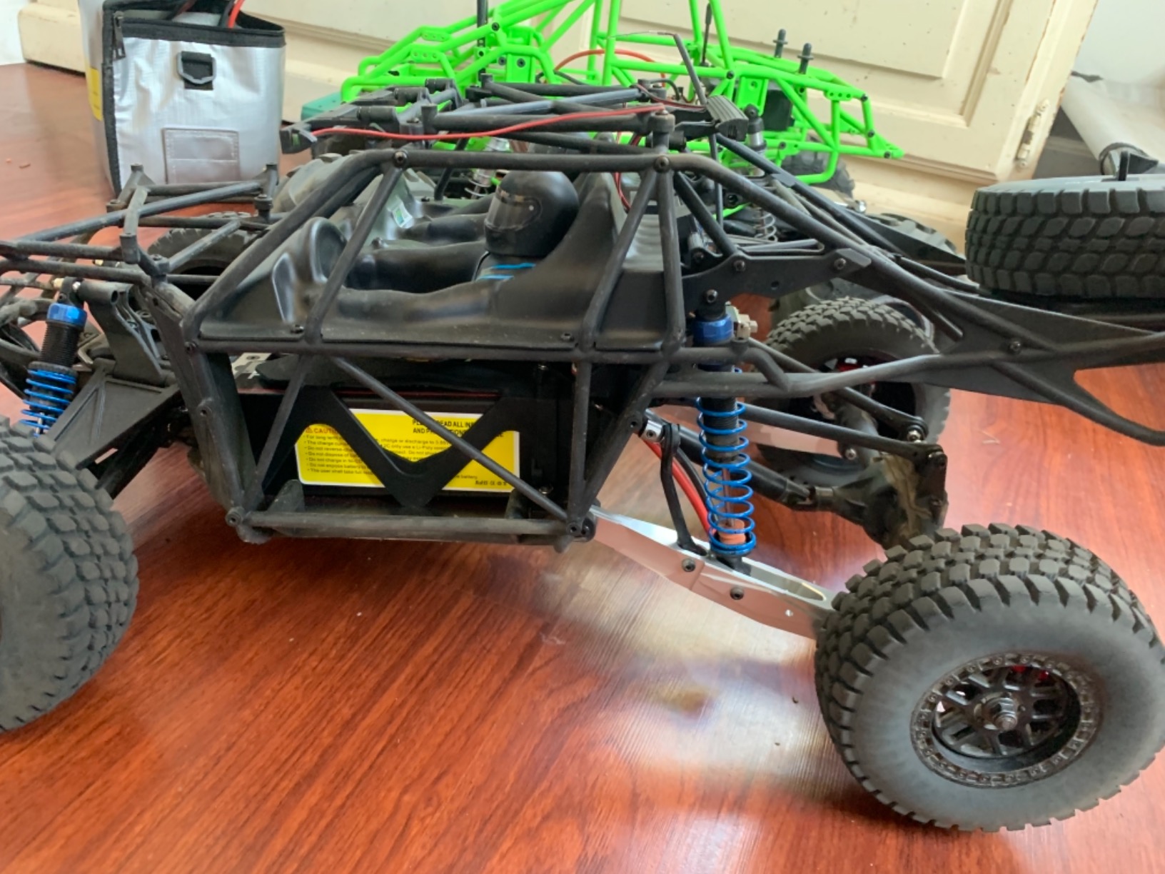 Aluminum Lower Rear Trailing Arm (2) Silver for Losi 1/10 Baja Rey LOS234003 LOS334006 customer photo 2