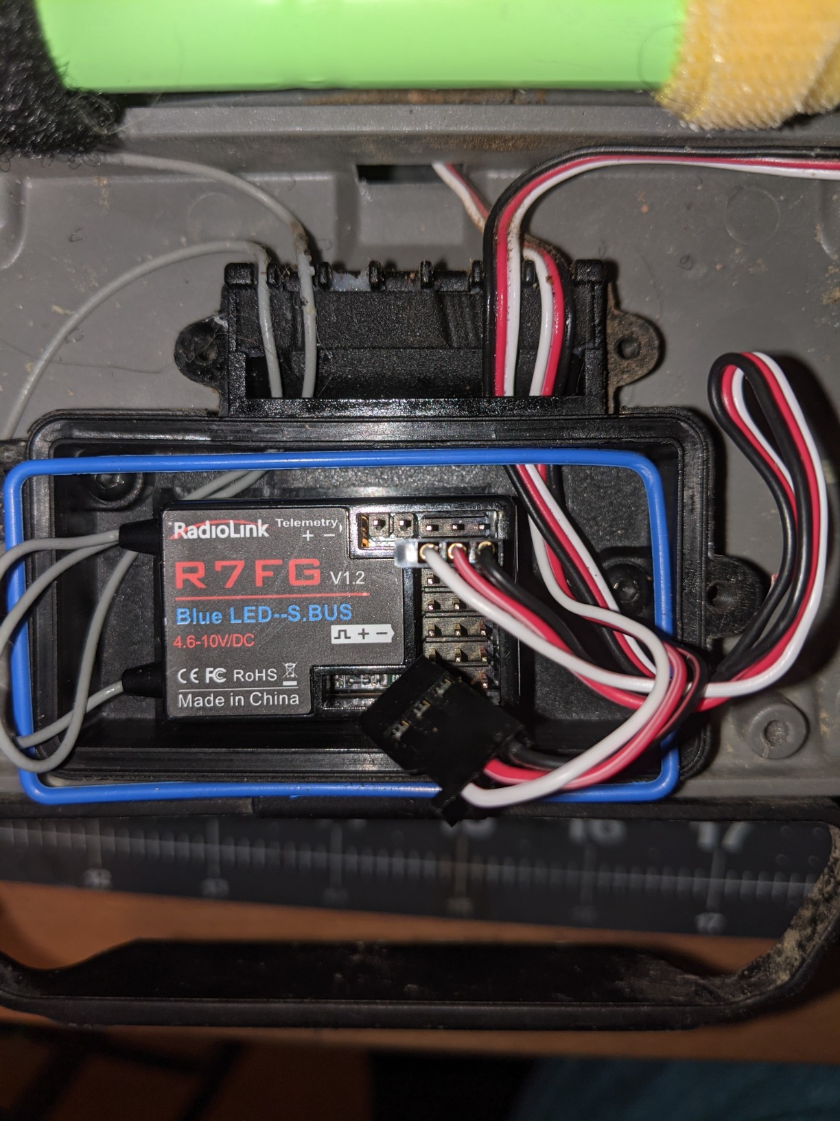 Radiolink RC6GS V3 7 Channels RC Transmitter and Waterproof Gyro Receiver R7FG, 30 Models Storage 2.4Ghz Voltage Telemetry Surface Remote Radio Controller for RC Crawler, Drifting, Car and Boat customer photo 1