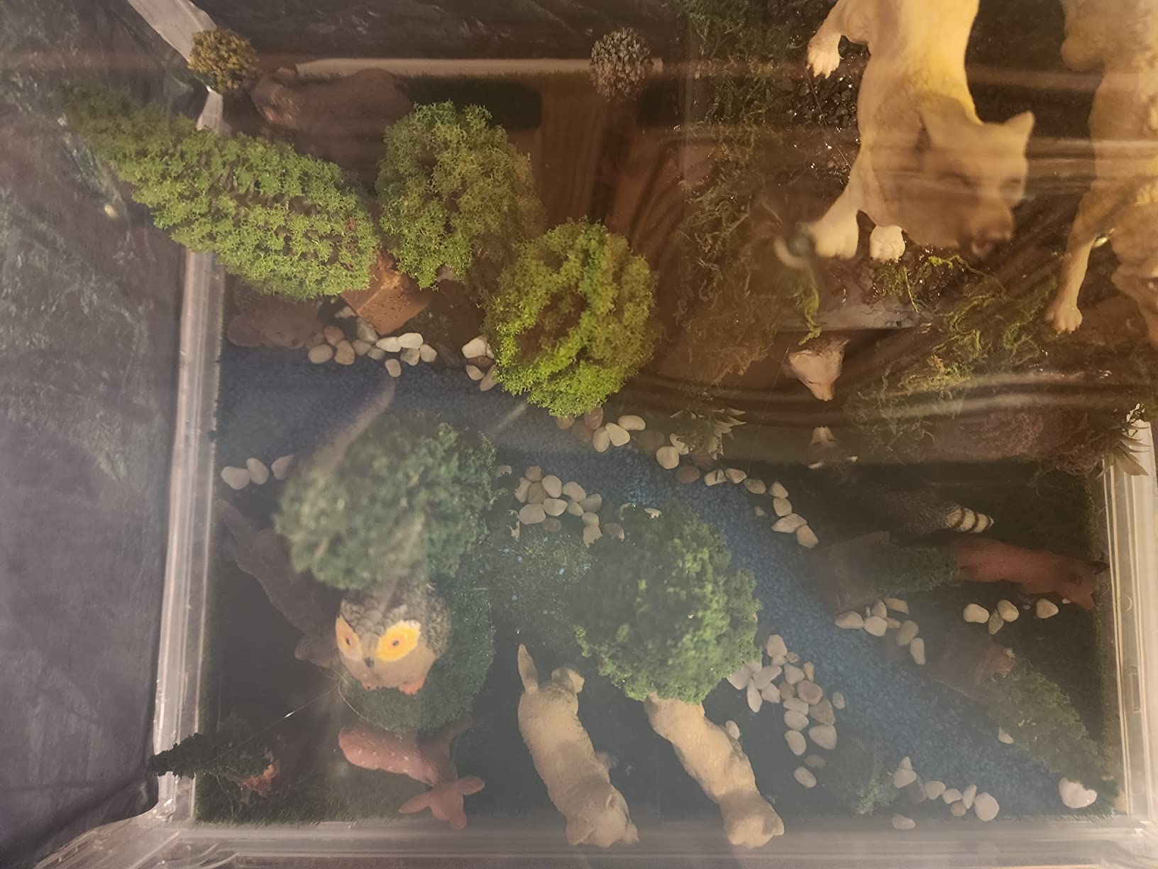 NWFashion 9 Bags Total 300Gram Scenery Basing Material Kit, Stone, Snow, Grass, Moss Stick, River, Desert customer photo 1