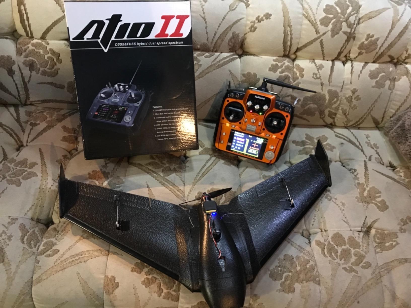 Radiolink AT10II 12 Channels RC Transmitter and Receiver R12DS 2.4GHz Radio Remote, Voltage Telemetry for RC Airplane, FPV Racing Drone, Quad, Helicopter, Car and Boat (Mode 2 Left-Hand Throttle) customer photo 1