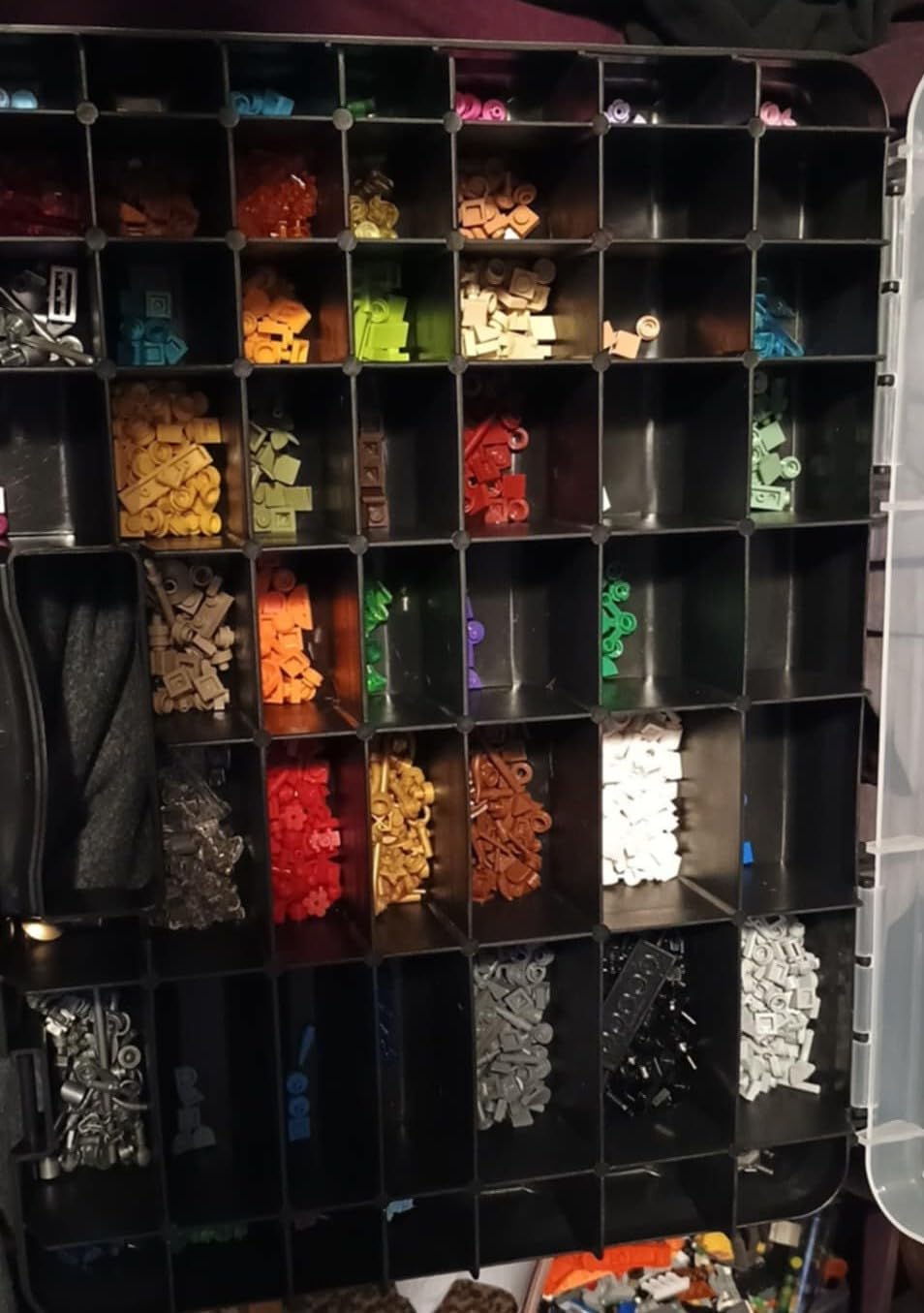 Hardware Organizer Box with Dividers - 14 Compartment Small Parts Organizer Portable Tool Box Organizer with Secure Latches - Plastic Screw Organizer Box for Nuts, Beads, Jewelry or Tackle by Stalwart customer photo 1
