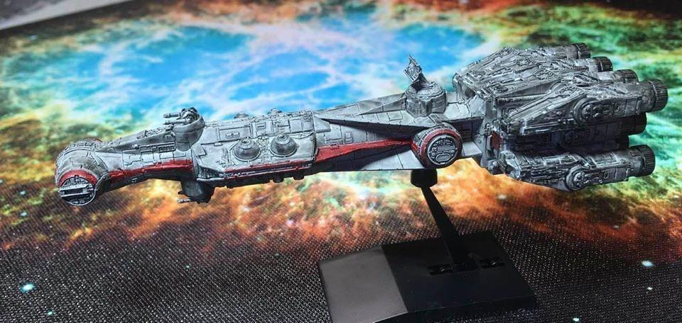 Bandai Hobby - Star Wars - 014 Blockade Runner Vehicle Model Kit customer photo 1