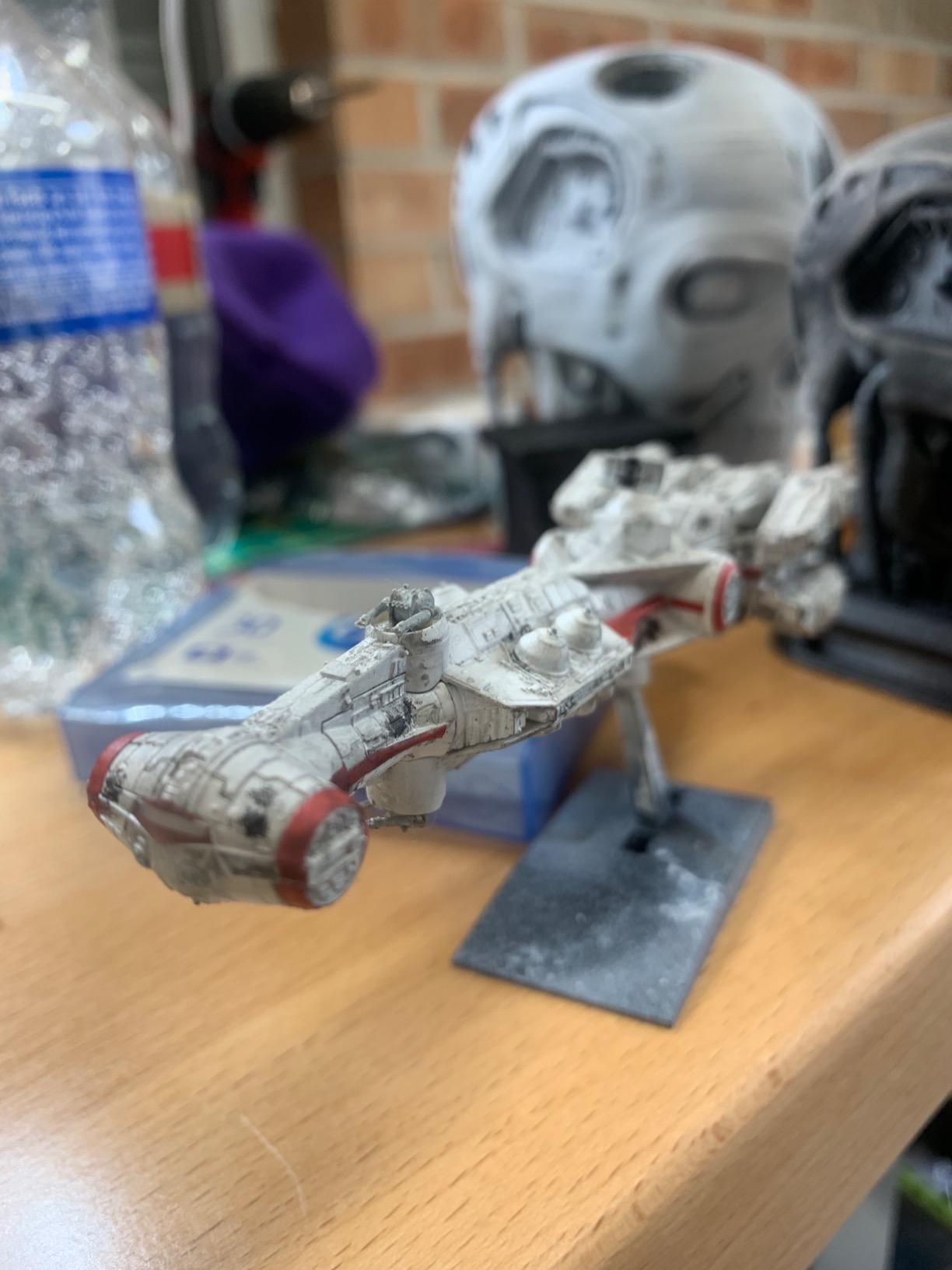 Bandai Hobby - Star Wars - 014 Blockade Runner Vehicle Model Kit customer photo 2