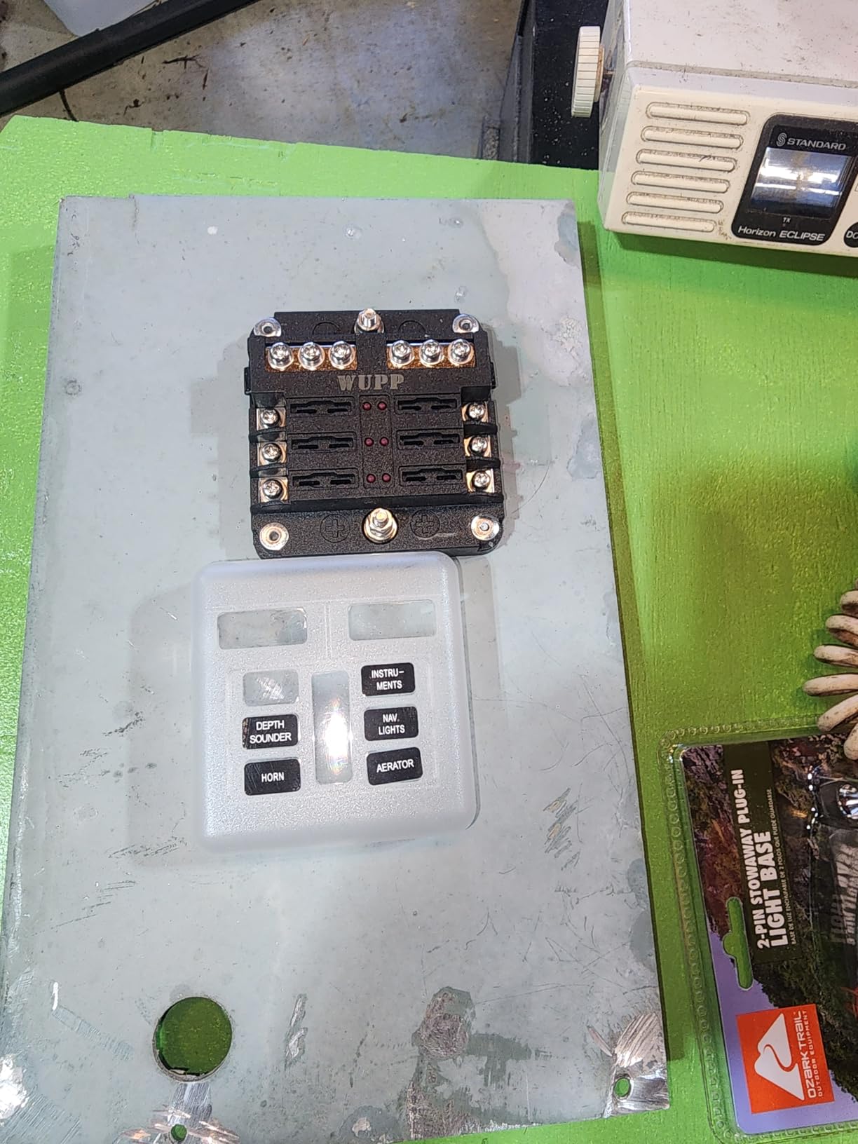 WUPP 12 Volt Fuse Block, Waterproof Boat Fuse Panel with LED Warning Indicator Damp-Proof Cover, 6 Circuits with Negative Bus Fuse Box for Car Marine RV Truck DC 12-24V customer photo 2