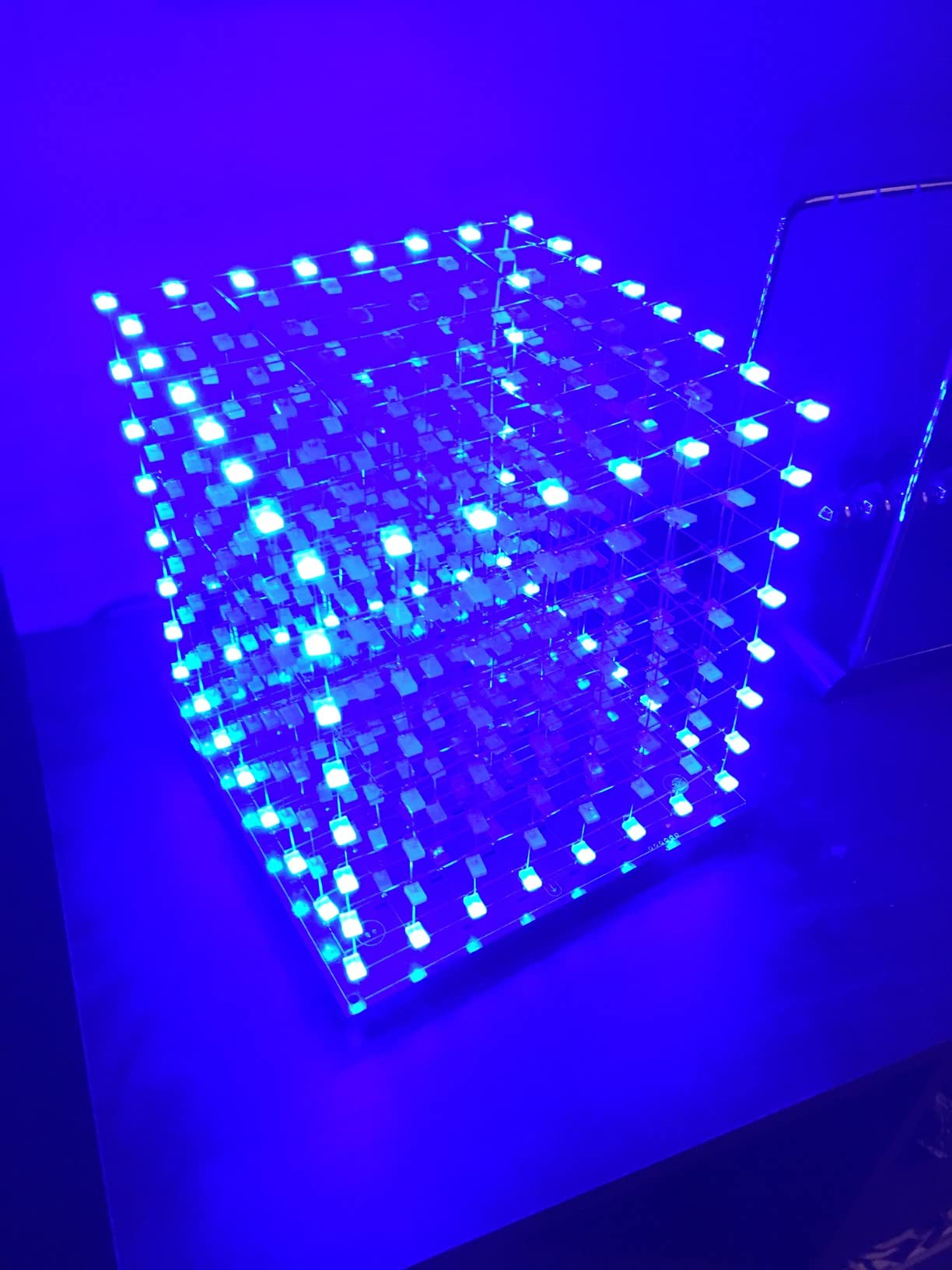 iCubeSmart 3D Led Cube DIY Electronics Kit 8x8x8 Led Cube DIY Soldering Project Kit(3D8S-MULTI) customer photo 2