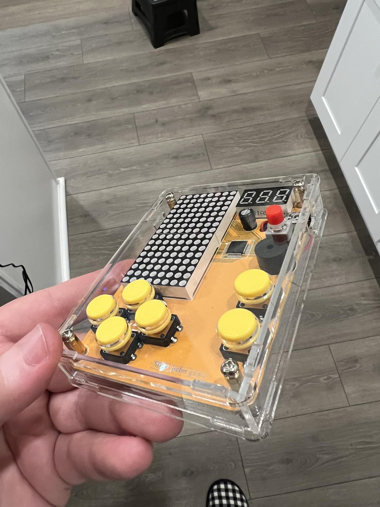 DIY Soldering Project Game Kit Retro Classic Electronic Soldering Kit with 5 Retro Classic Games and Acrylic Case customer photo 2