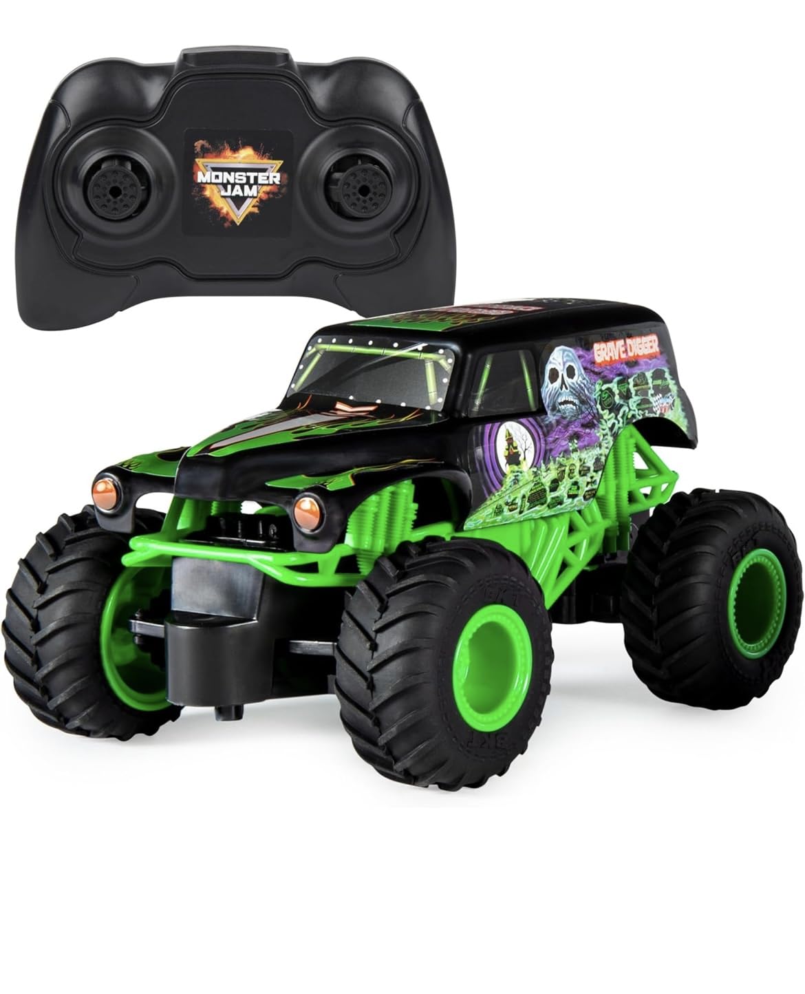 Monster Jam, Official Grave Digger Remote Control Monster Truck, 1:24 Scale, 2.4 GHz, Kids Toys for Boys and Girls Ages 4 and up customer photo 2