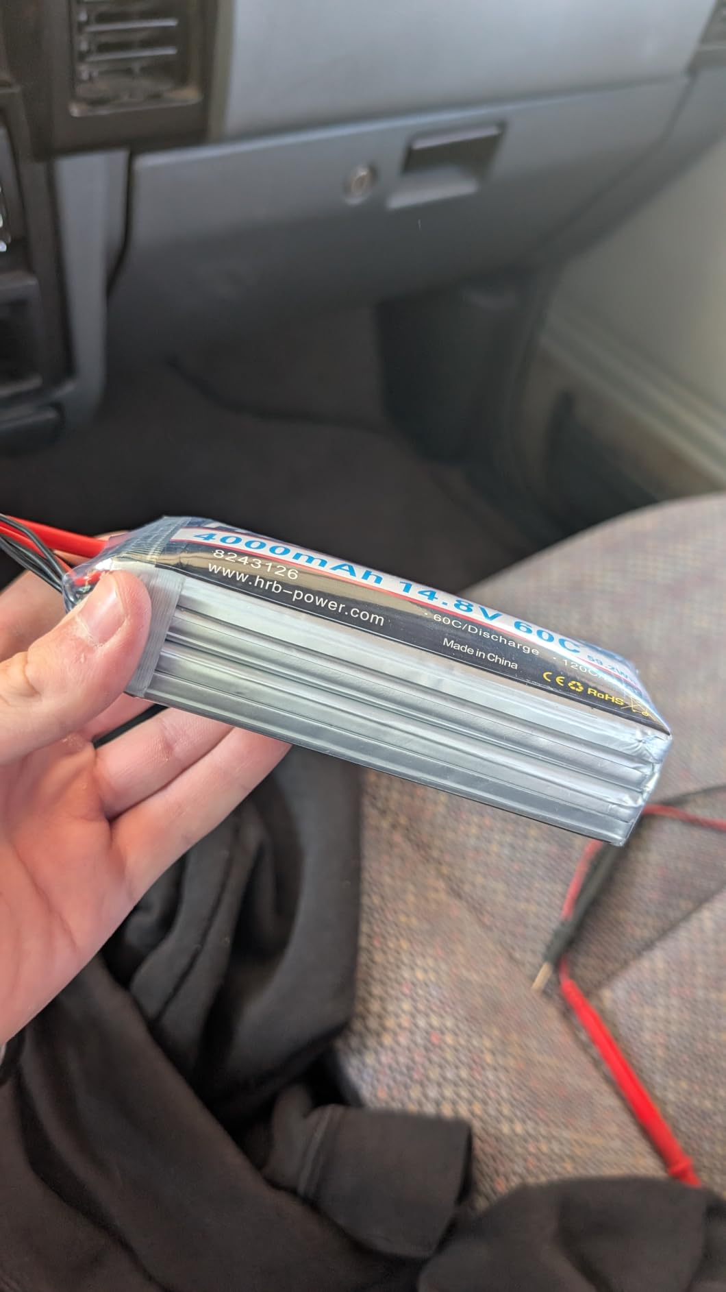 HRB 4S Lipo Battery XT60 4000mAh 60C 14.8V RC Lipo Battery Compatible with RC Boat Car Truck Multirotor Helicopter Quadcopter Airplane Boat customer photo 1