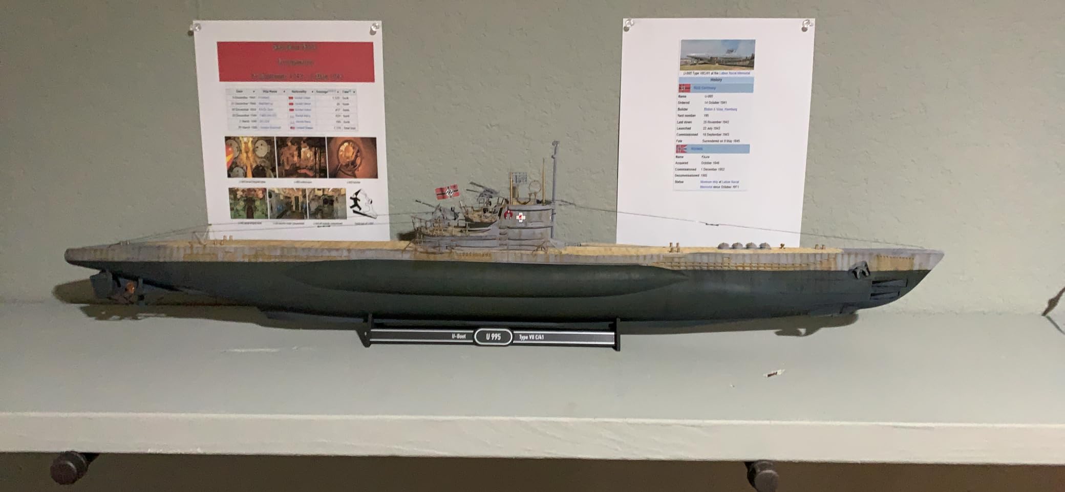 Revell Germany Level 1/72 Germany Naval Submarine Type VIIC / 41 (Premium Edition) Model 05163, RV05163 customer photo 1