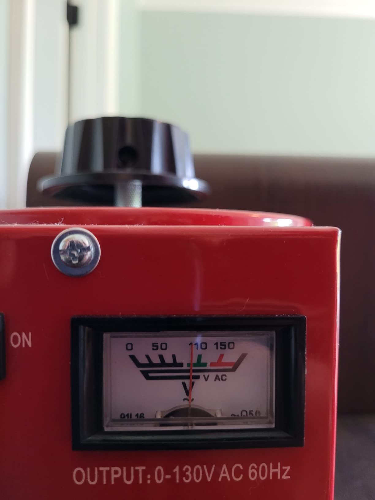 20Amp Variable Transformer Auto AC Voltage Regulator Power Supply, 2000VA Max, 0~130 Volt Output customer photo 1