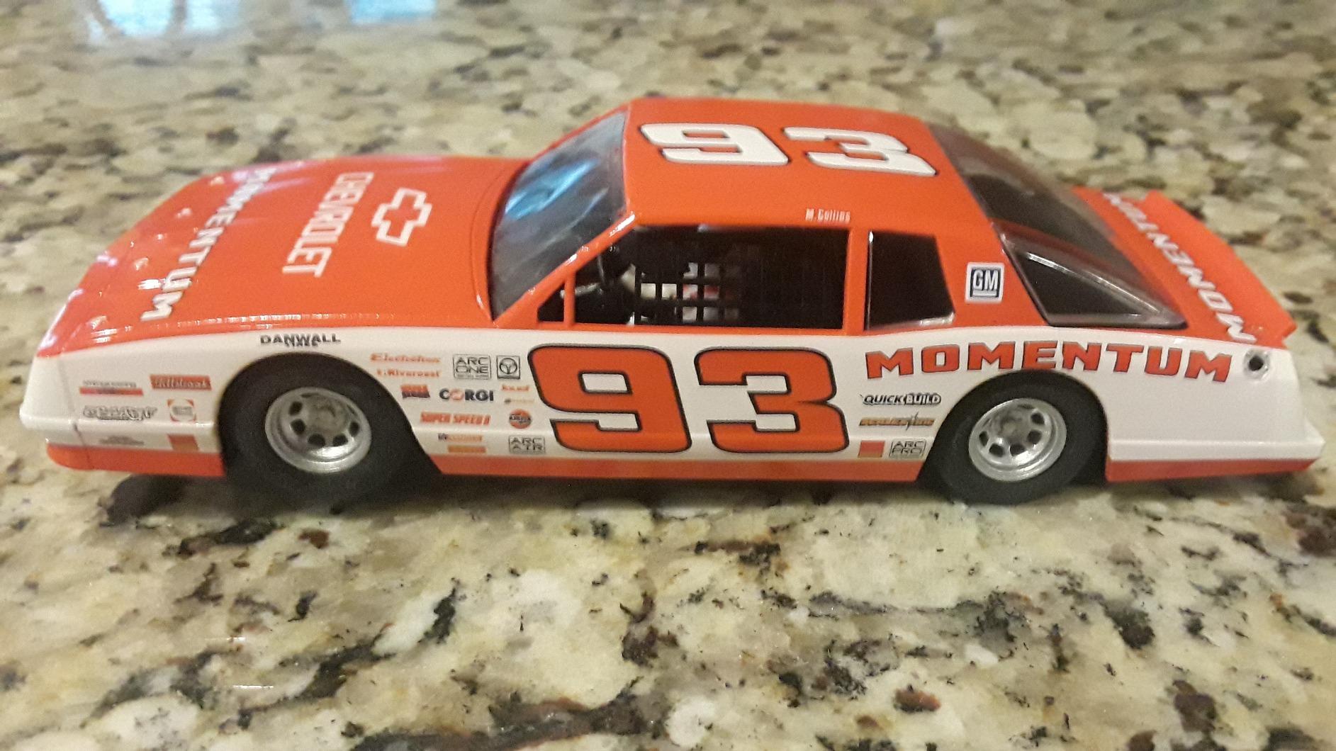 Scalextric Chevrolet Monte Carlo 1986 #93 1:32 Slot Race Car C3949, Red & White customer photo 1