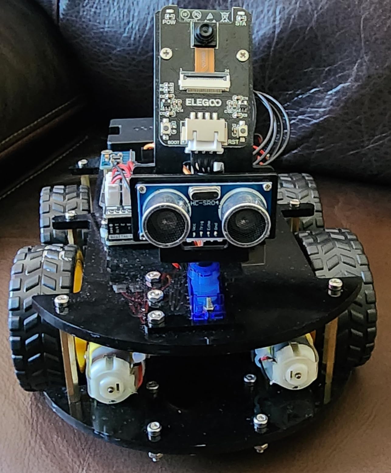 ELEGOO UNO R3 Smart Robot Car Kit V4 for Arduino Robotics for Kids Ages 8-12 12-16 STEM Science Kits Coding Gifts customer photo 2