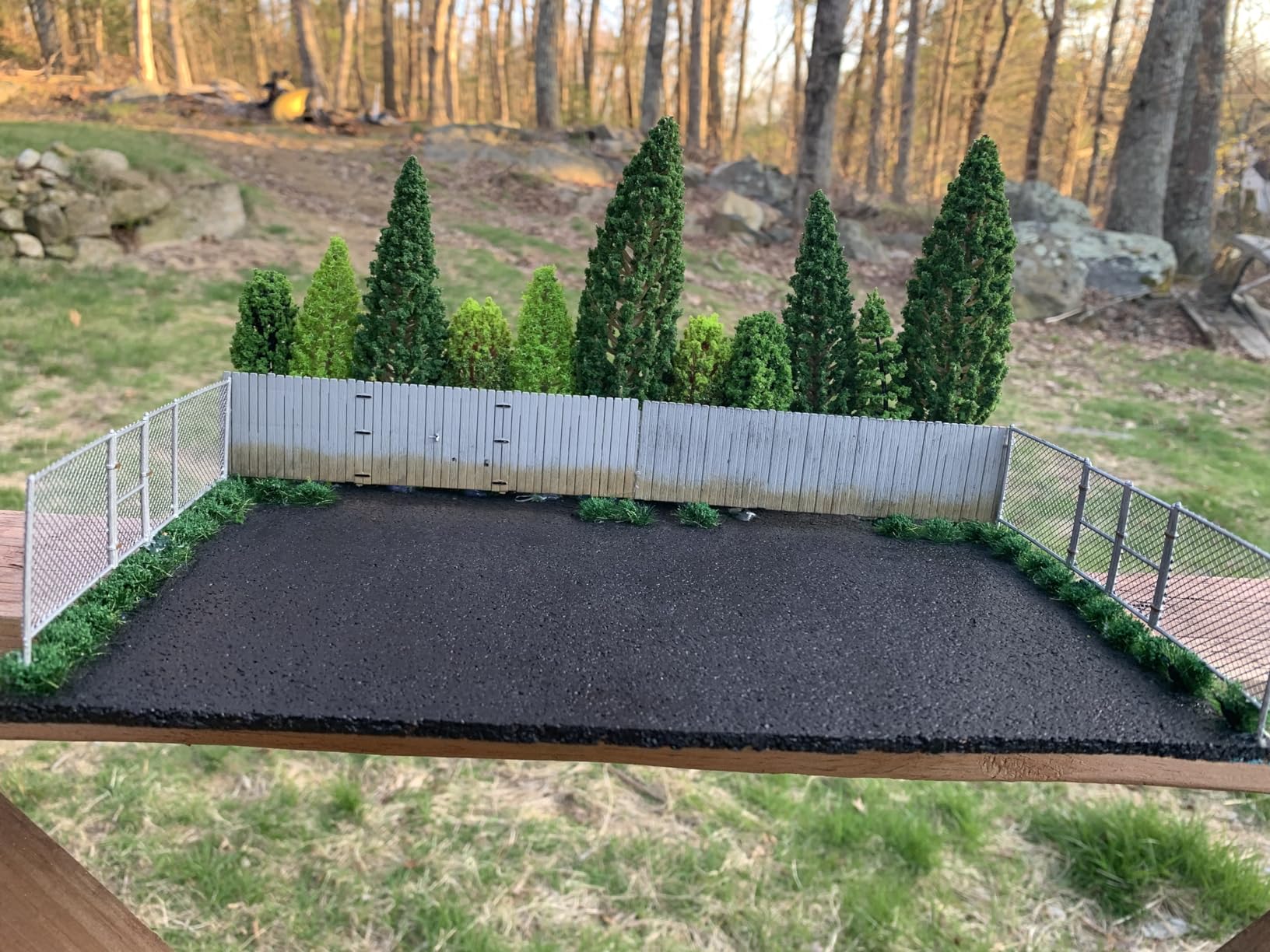 36 Pieces 1.36-6 inch Mixed Model Trees Train Scenery Architecture Tree Fake Trees for DIY Crafts, Building Model, Scenery Landscape Natural Green customer photo 2