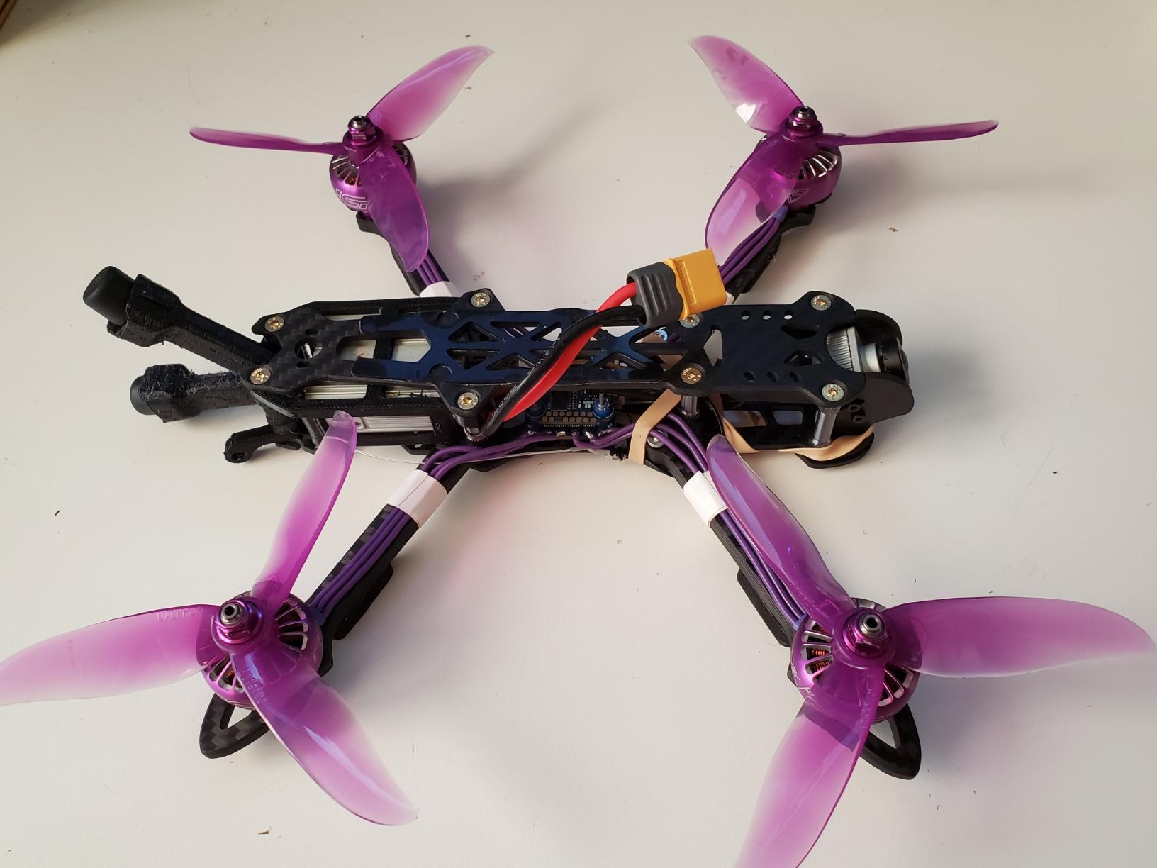 224mm HD 5 inch FPV Racing Drone Frame Carbon Fiber Quadcopter Frame kit for DJI FPV HD Unit customer photo 1