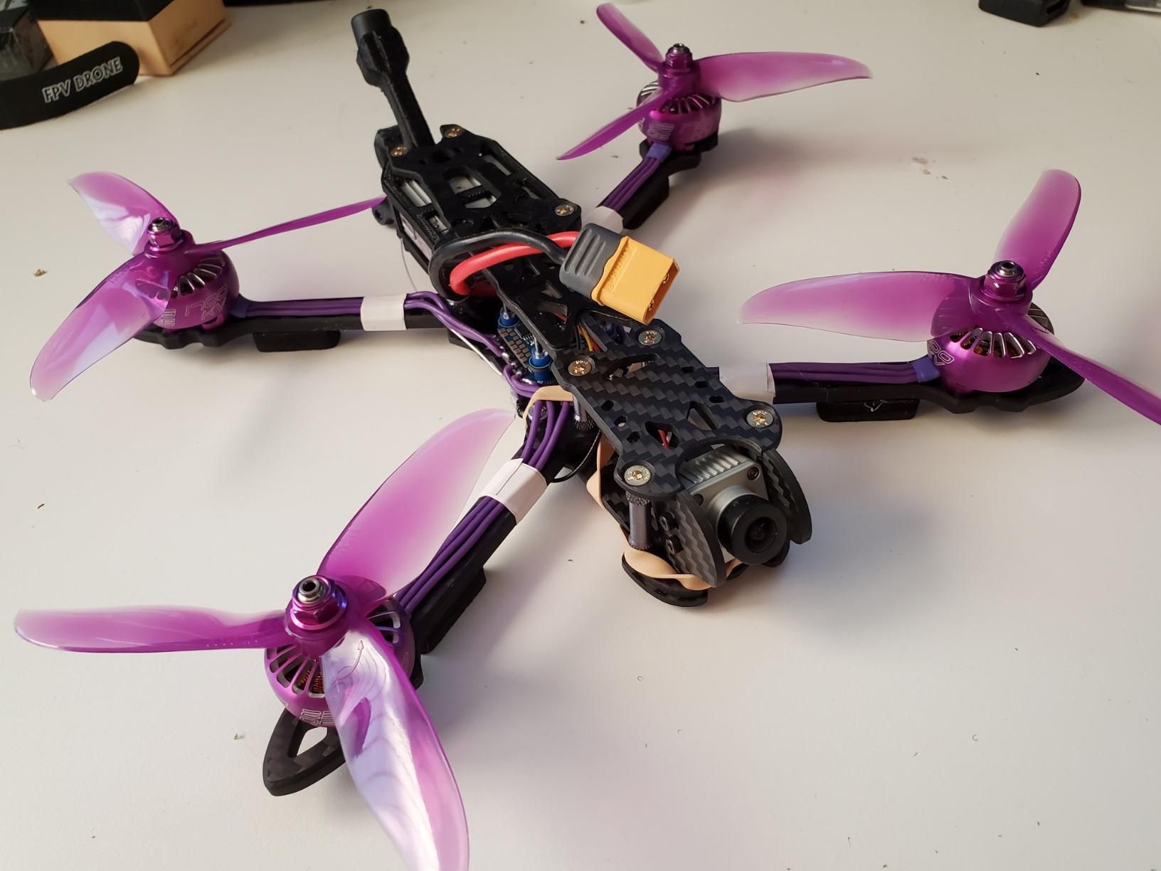 224mm HD 5 inch FPV Racing Drone Frame Carbon Fiber Quadcopter Frame kit for DJI FPV HD Unit customer photo 2