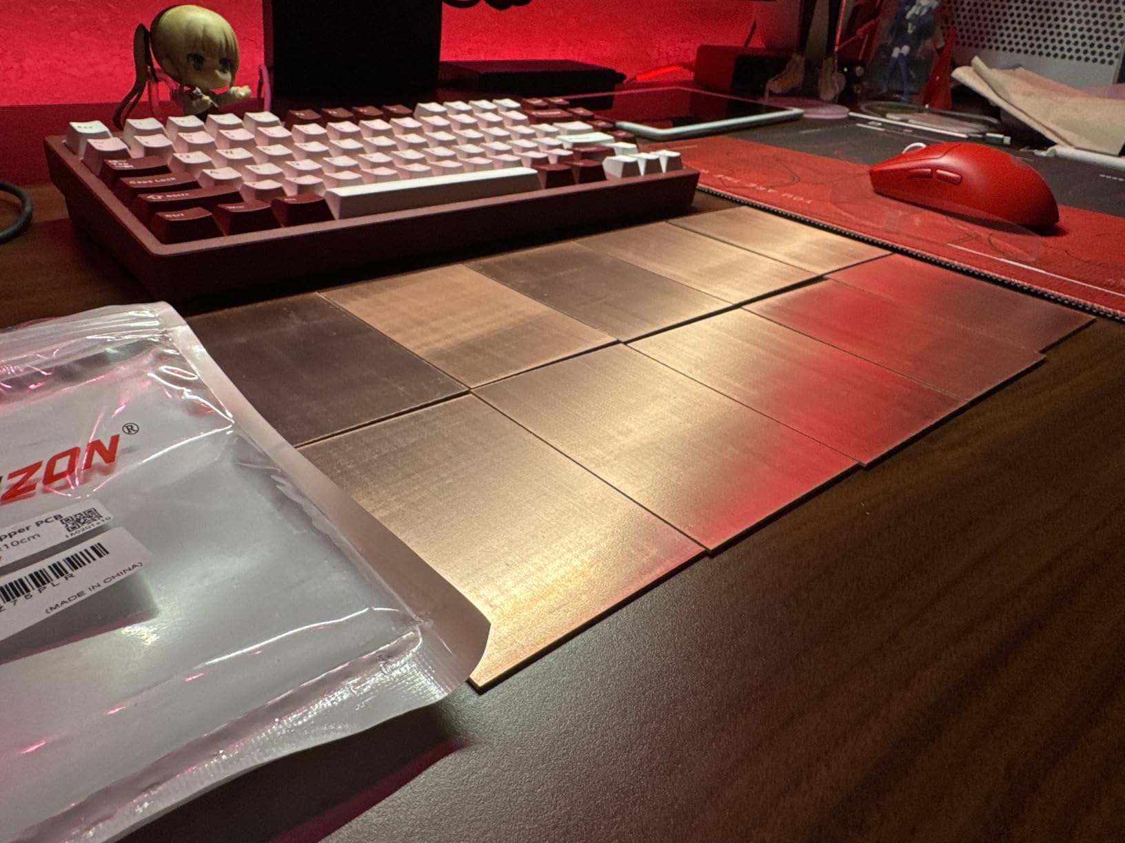 Chanzon 10 Pcs Single Sided Copper Clad Laminate PCB (7x10 cm 4x2.7 inch) Copper Plated Universal Circuit Prototype Board for Etching DIY Pcbs Kit customer photo 1