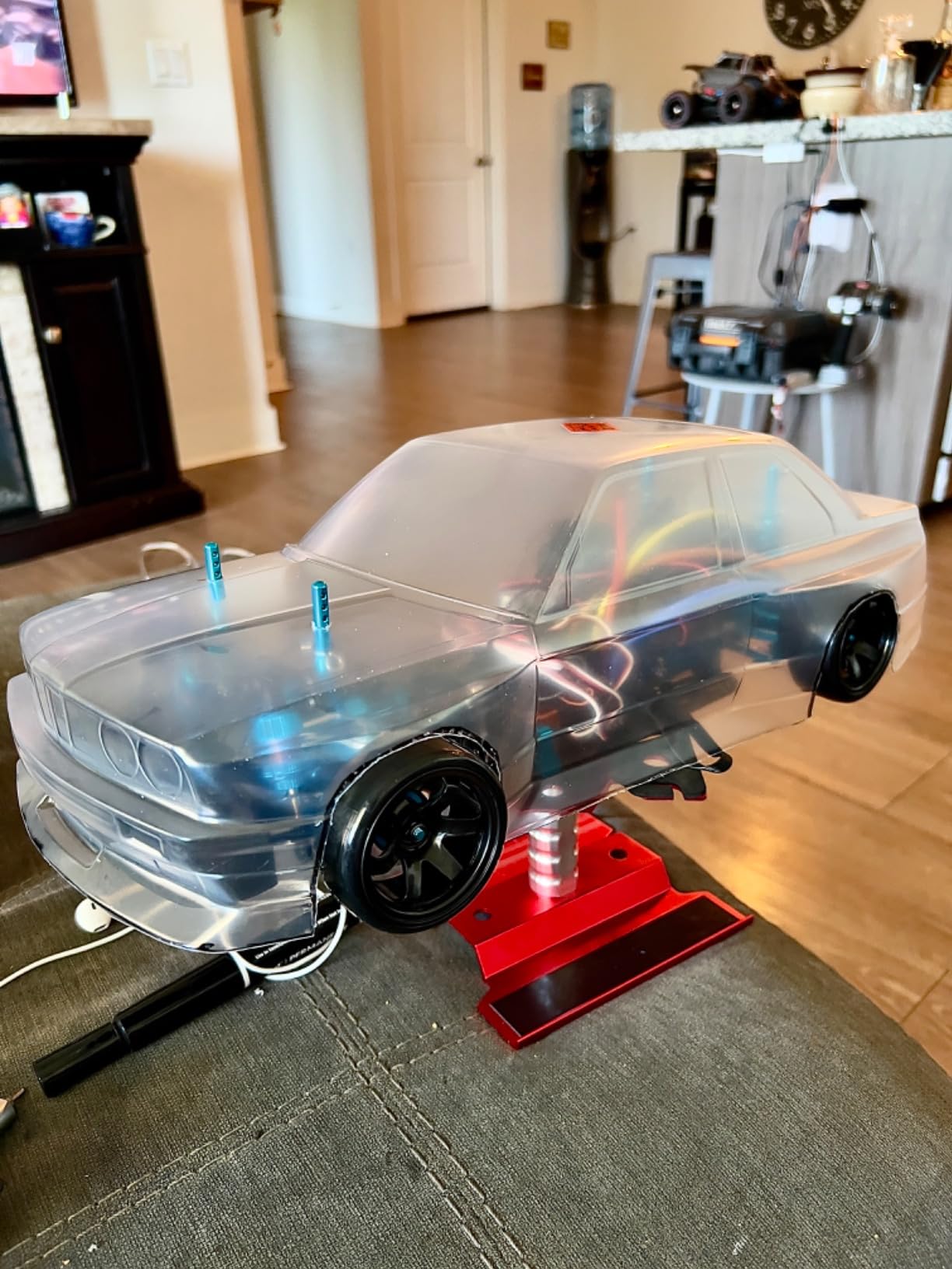 MOHERO Aluminium Alloy &Carbon Fiber Shaft Drive 1/10 RC Touring Car Chassis Frame Body Kit with 4 Wheels for TT01 TT01E customer photo 2