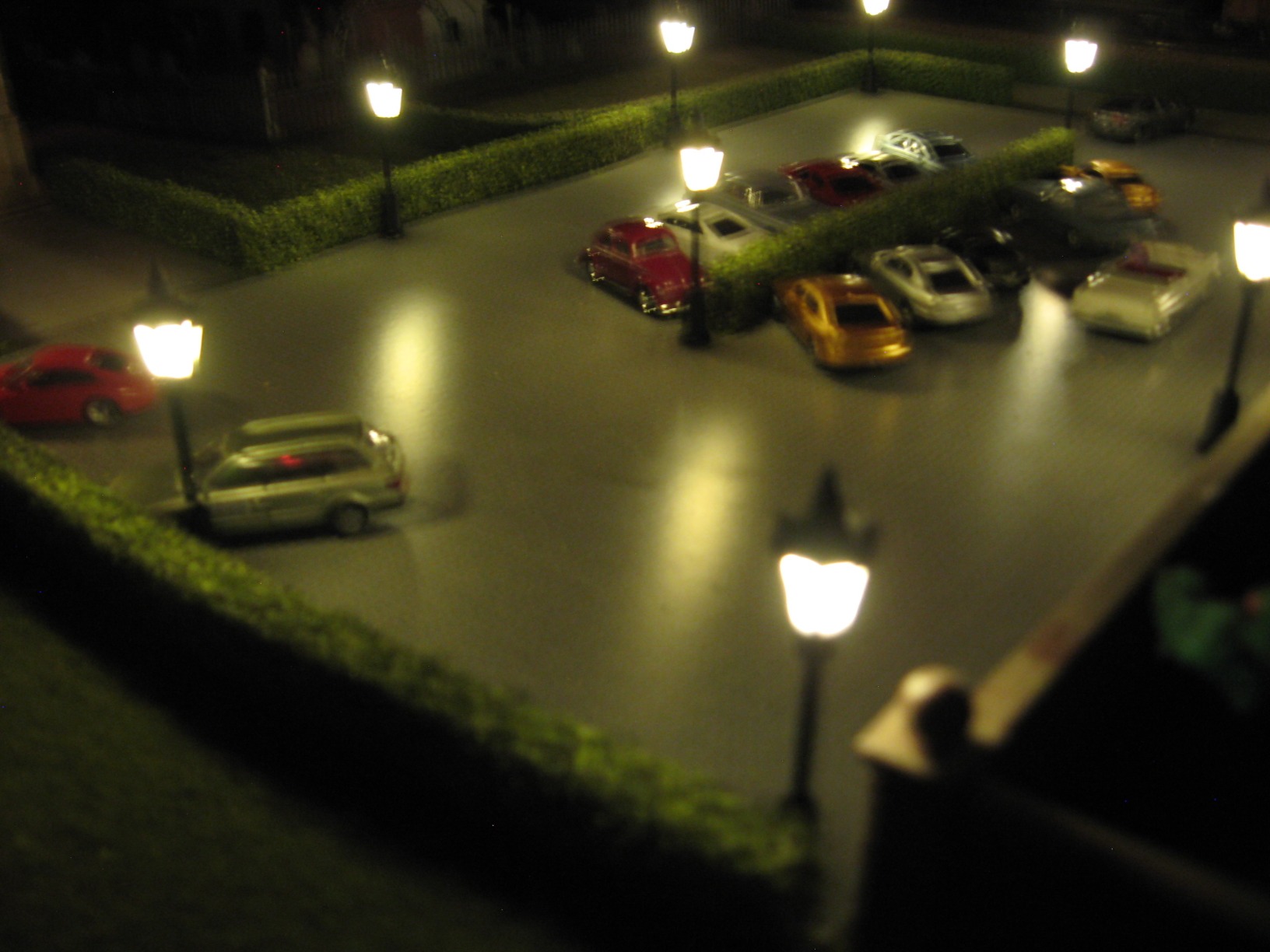 Amagogo 20pcs 1/100 3V HO Scale Miniature Street Lights Railway Train LED Lamp Post Single Head Garden Landscape Decoration for Diorama Sand Table customer photo 1