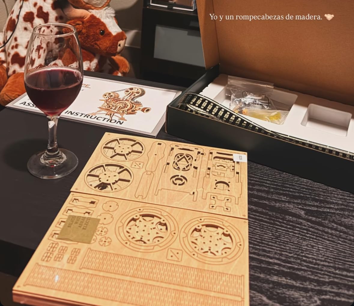 ROKR 3D Wooden Puzzles Vitascope for Adults - Model Building Kits Mechanical Construction for Adults to Build customer photo 1
