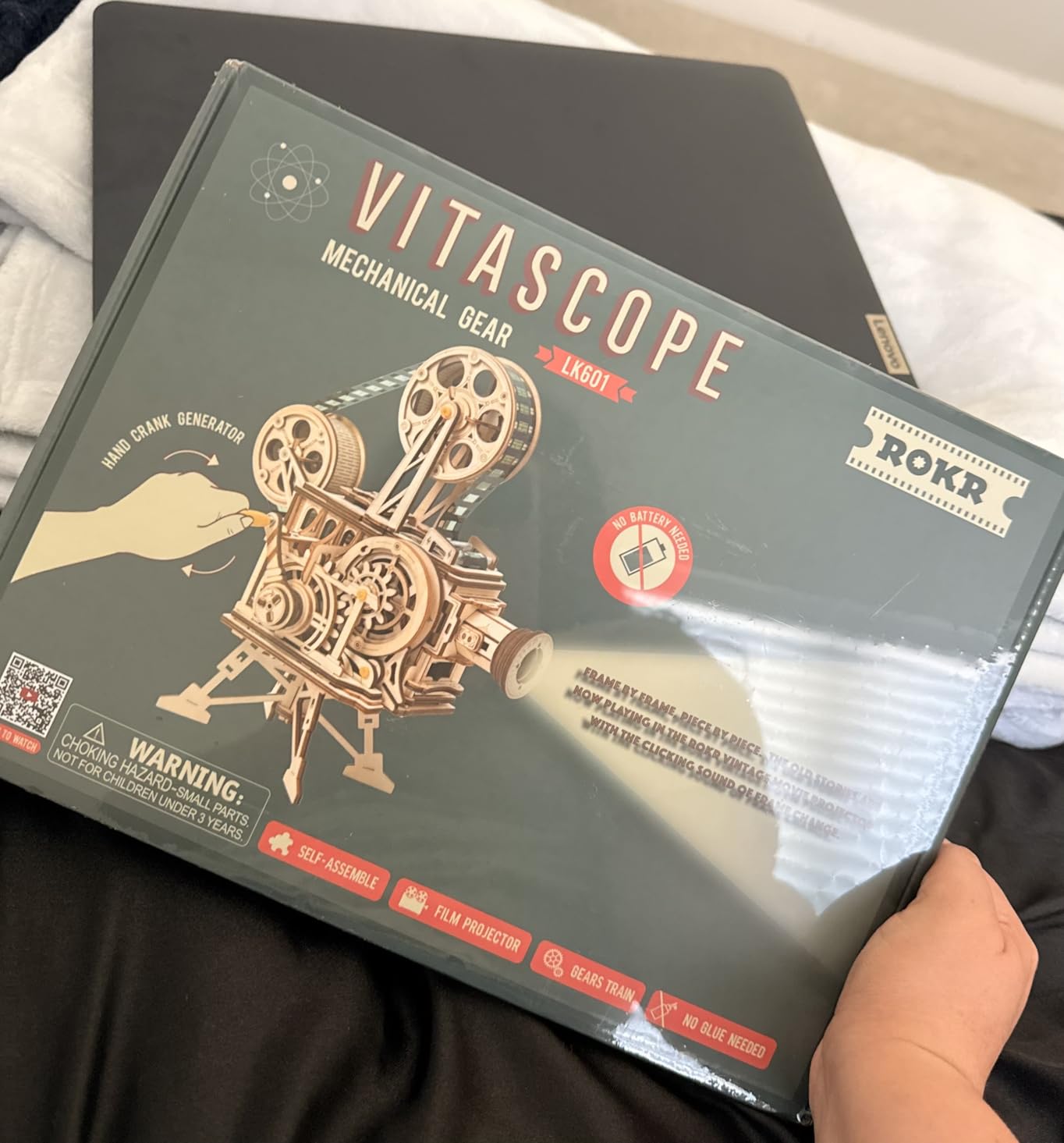 ROKR 3D Wooden Puzzles Vitascope for Adults - Model Building Kits Mechanical Construction for Adults to Build customer photo 2
