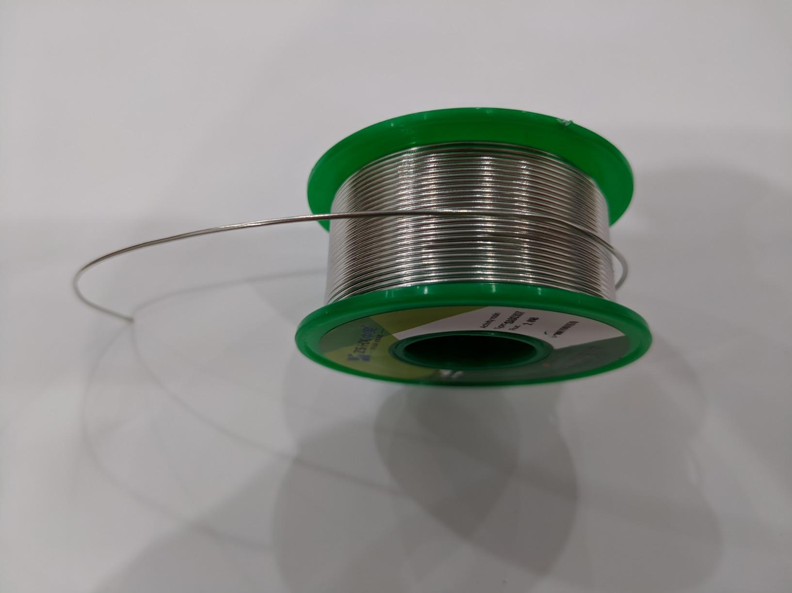 Lead Free Solder Wire Sn99 Ag0.3 Cu0.7 Rosin core solder wire for electrical soldering (0.8mm 50g) customer photo 1