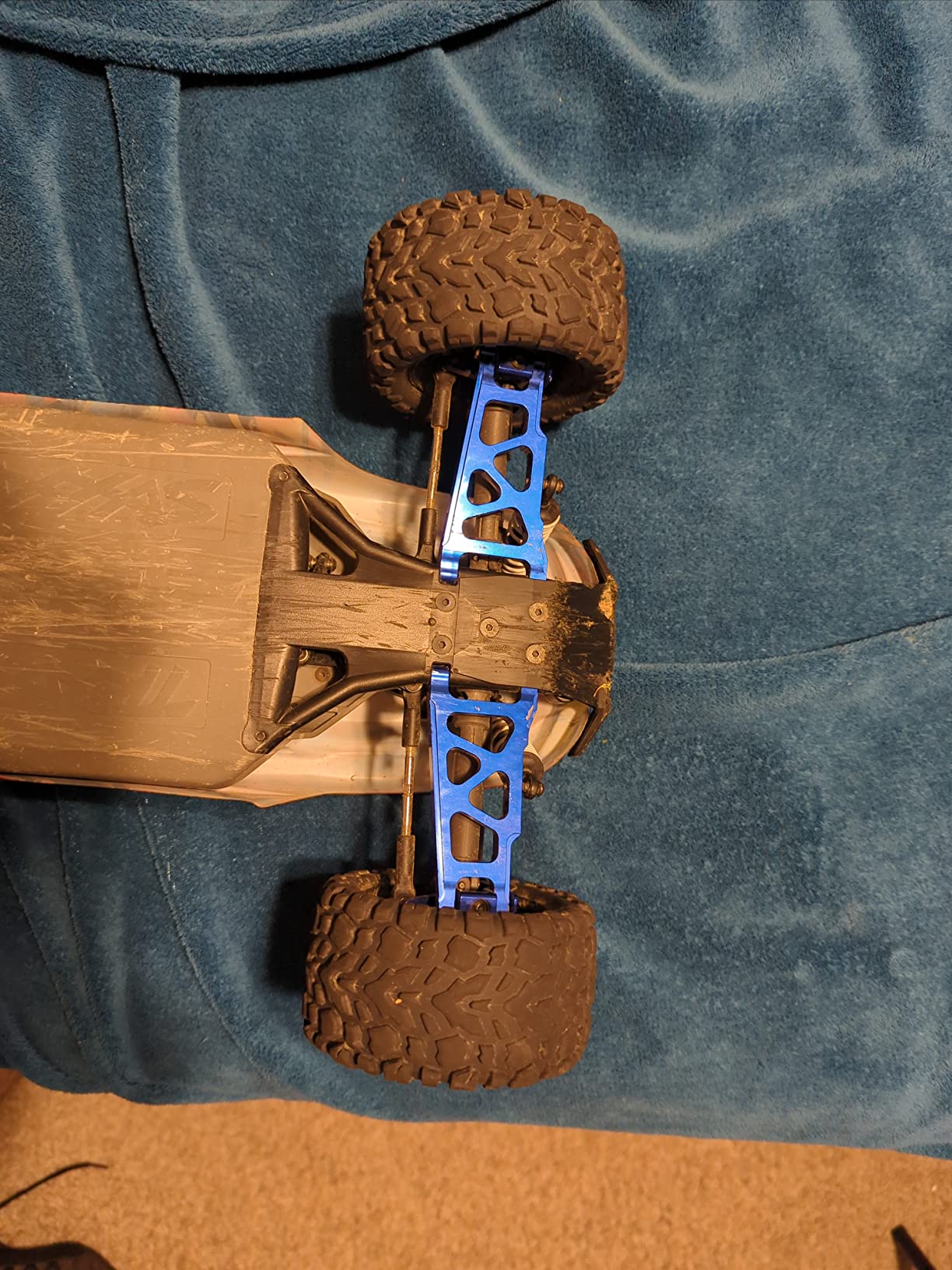 HobbyPark Aluminum Front & Rear Suspension Arms for 1/10 Traxxas Slash 4x4, Stampede 4x4, Rustler 4x4 VXL, Replacement of 3655 Option Hop Ups (4-Pack) customer photo 1
