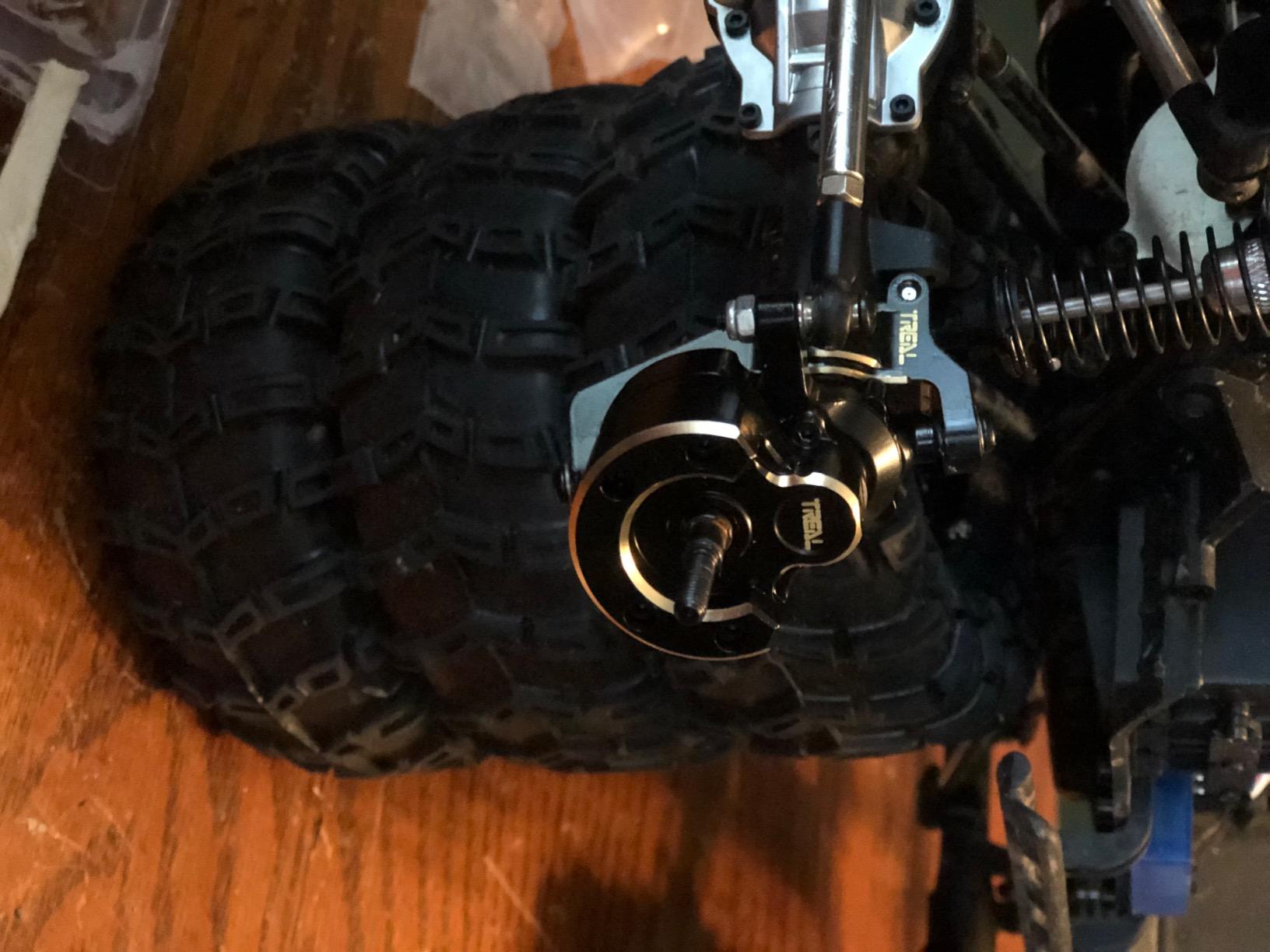 Treal Brass Heavy Weight Outer Portal Housing 62g(2pcs) for Redcat GEN8 Scout II (Black) customer photo 1