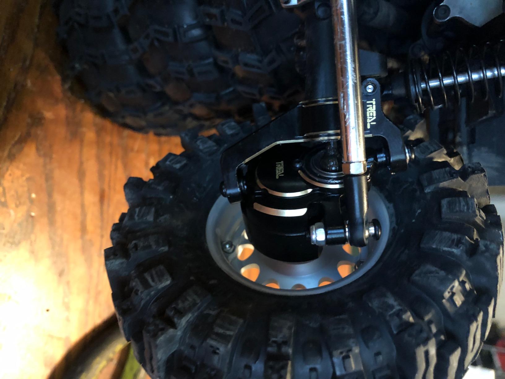 Treal Brass Heavy Weight Outer Portal Housing 62g(2pcs) for Redcat GEN8 Scout II (Black) customer photo 2
