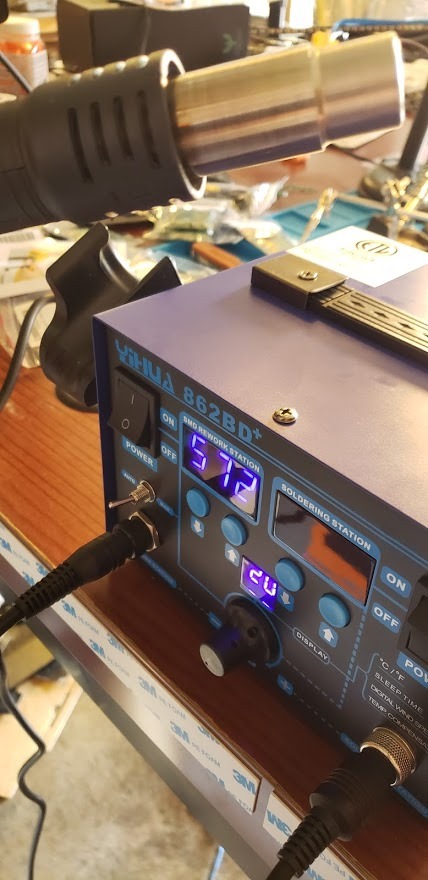 YIHUA 862BD+ SMD ESD Safe 2 in 1 Soldering Iron Hot Air Rework Station with Multiple Functions customer photo 1