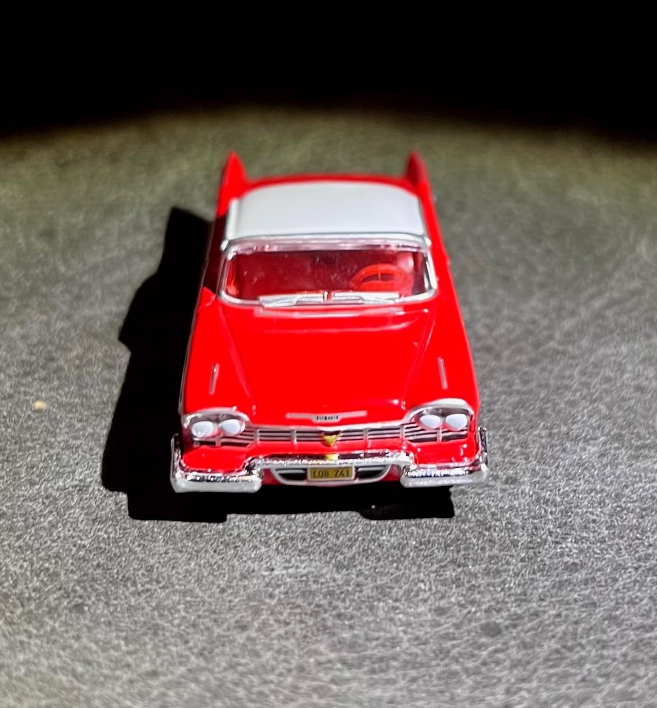 Greenlight DIECAST 1:64 Hollywood Series 23 - Christine - 1958 Plymouth Fury (RED/White ROOF) 44830-C customer photo 2