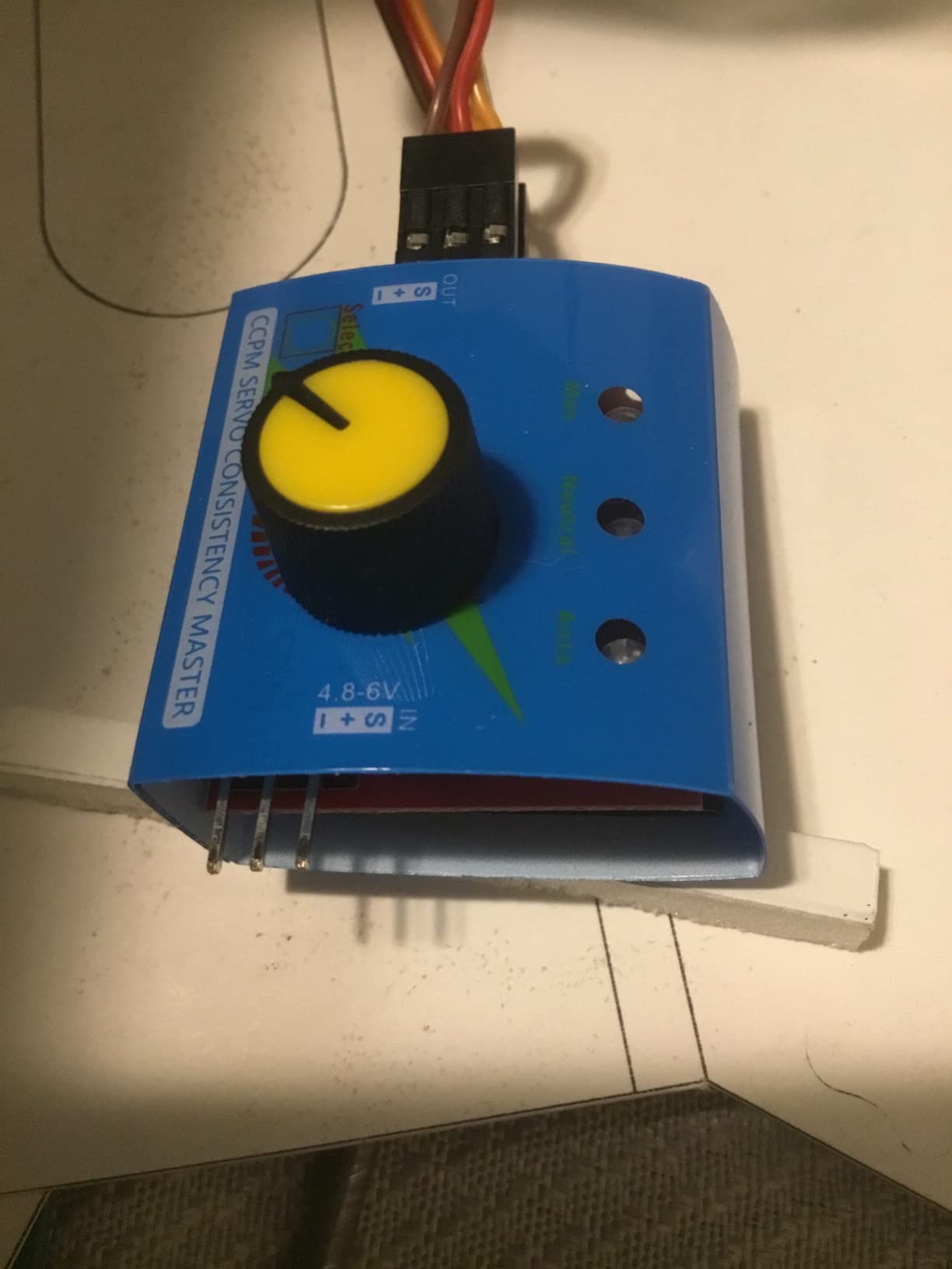 HiLetgo 3pcs RC Servo Tester 3CH Digital Multi ECS Consistency Speed Controller Checker Adjustment Steering Gear Tester CCPM Master for RC Helicopter Car Boat customer photo 2