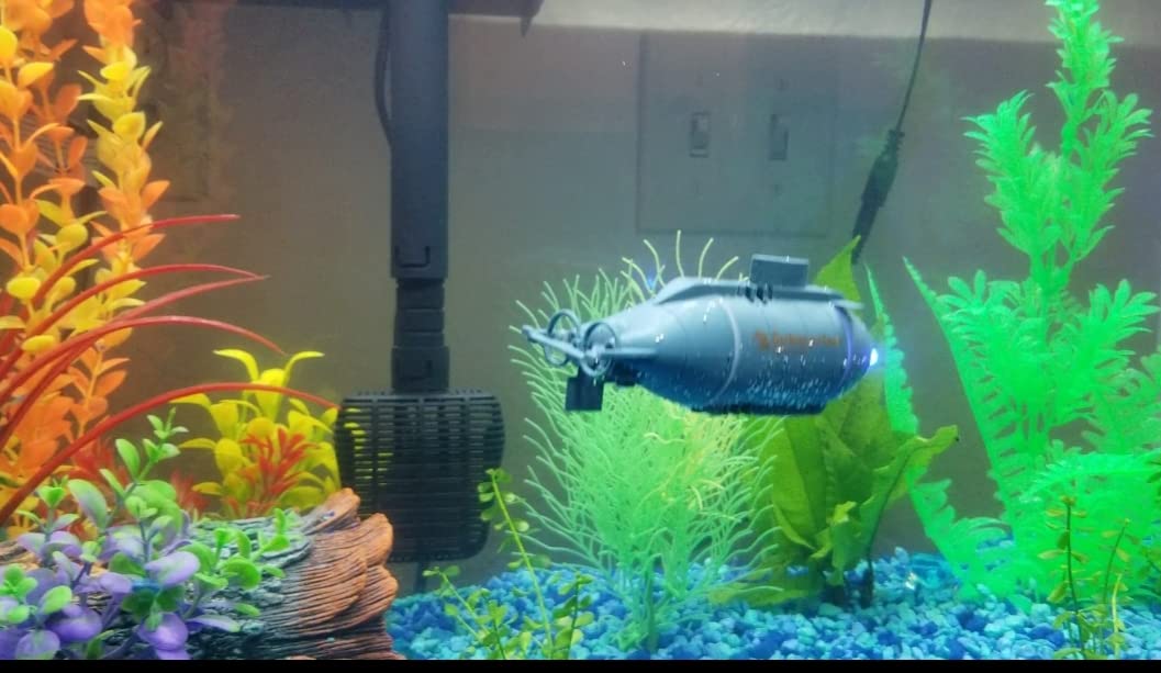 YEIBOBO ! 6 Channels Mini RC Submarine Toy (Black) customer photo 1