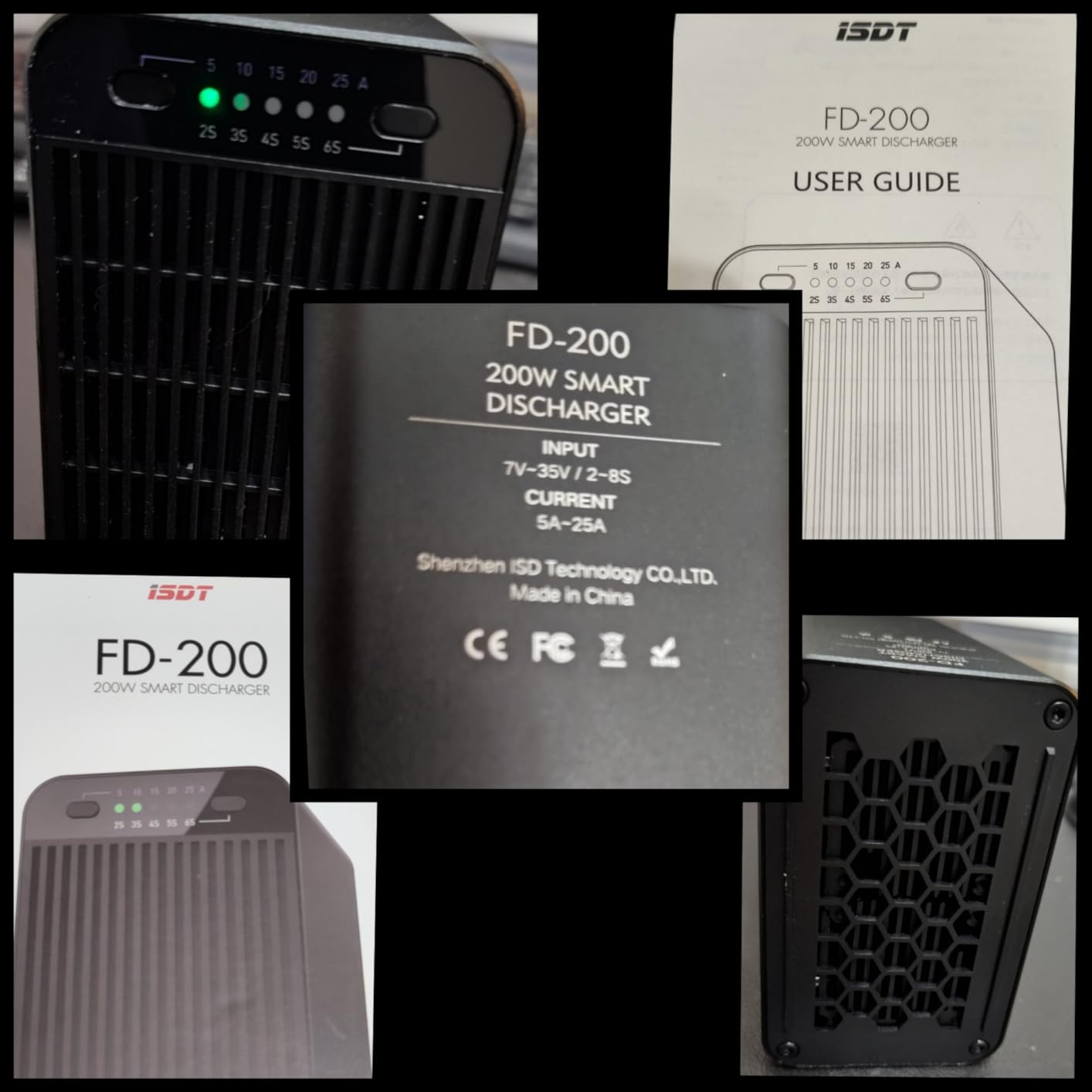 ISDT FD-200 Smart Discharger 200W 25A Wireless APP Control Discharger Capacity 2-8S Lipo Battery Discharging customer photo 2