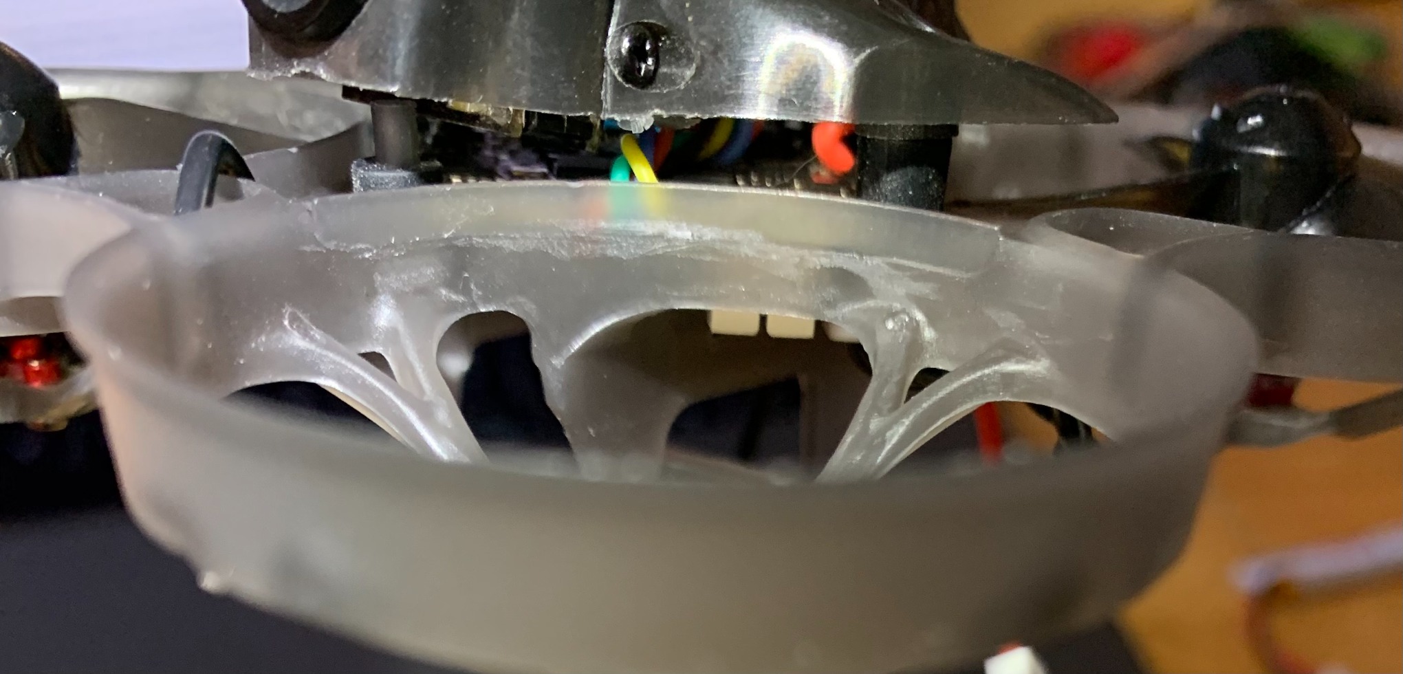 HAPPYMODEL Mobula7 V3 Frame 75mm 2s whoop Frame upgrade spare part for Mobula 7 HD FPV Racing Drone Quadcopter customer photo 2