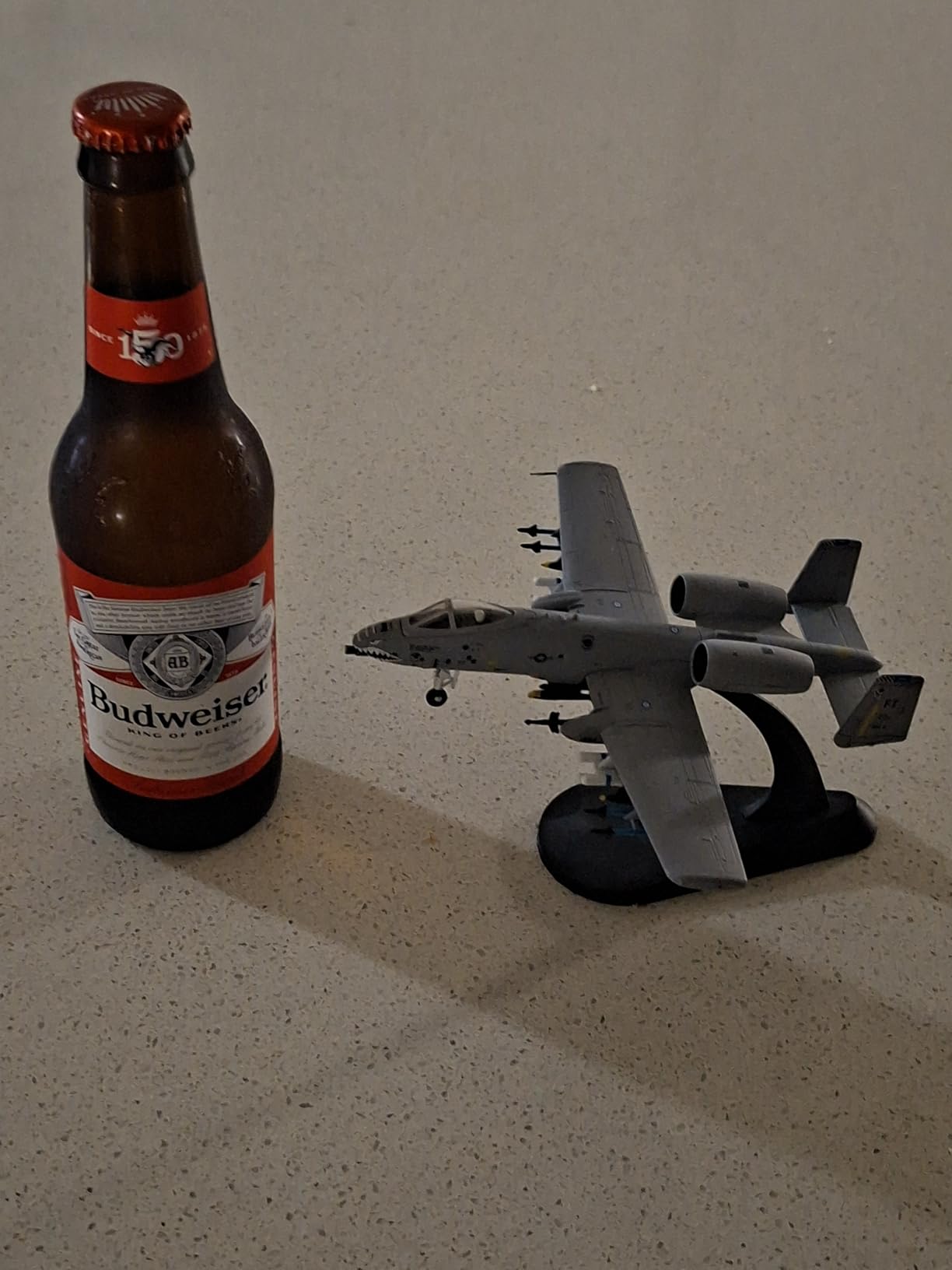 HANGHANG 1/100 A-10 Thunderbolt II Warthog Attack Plane (Painted Version) Metal Fighter Military Model Diecast Plane Model for Collection and Displays customer photo 1