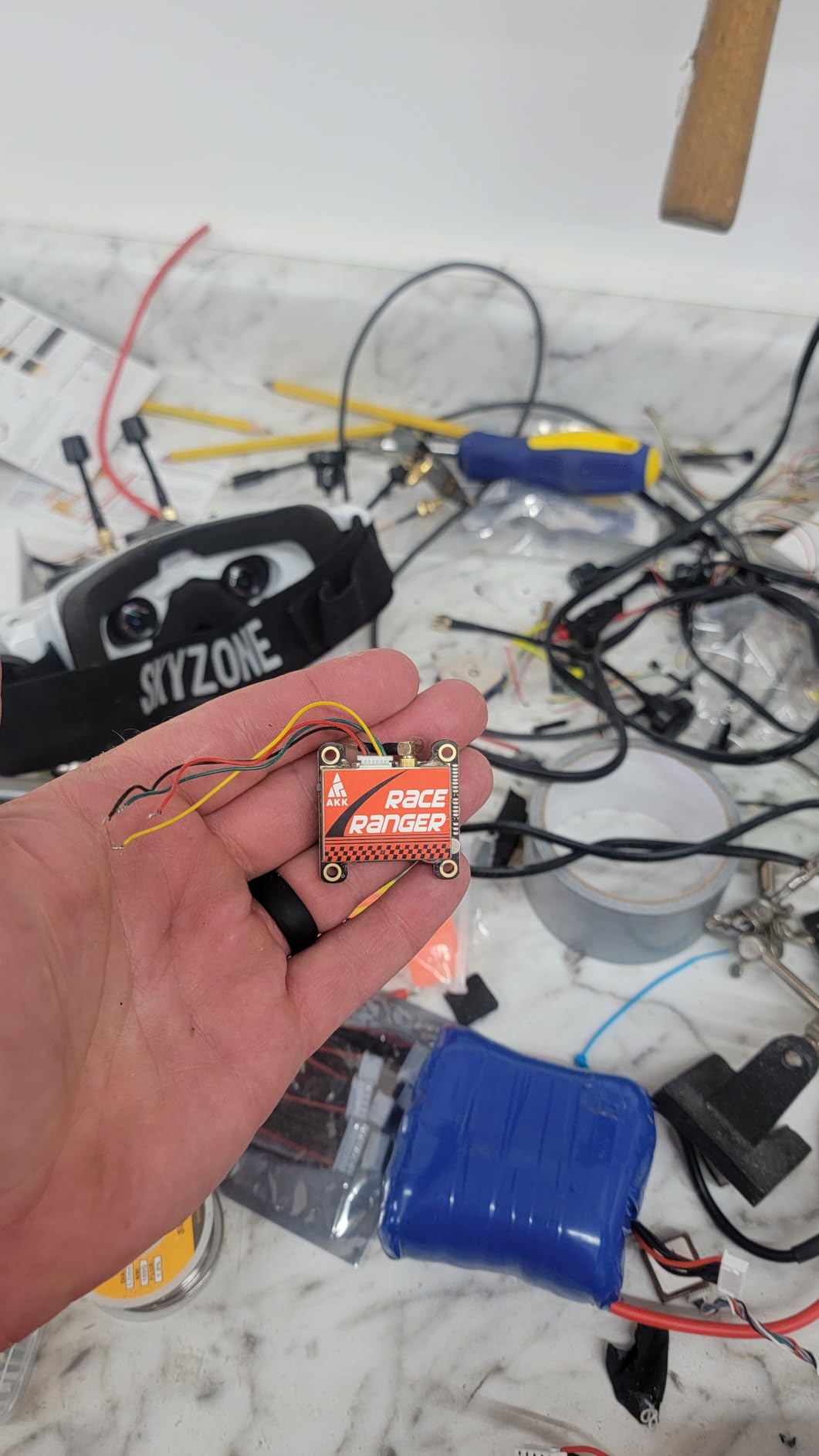 AKK A1918 5.8G Long Range VTX FPV Transmitter 200mW/400mW/800mW/1000mW Switchable VTX Support Smart Audio customer photo 1