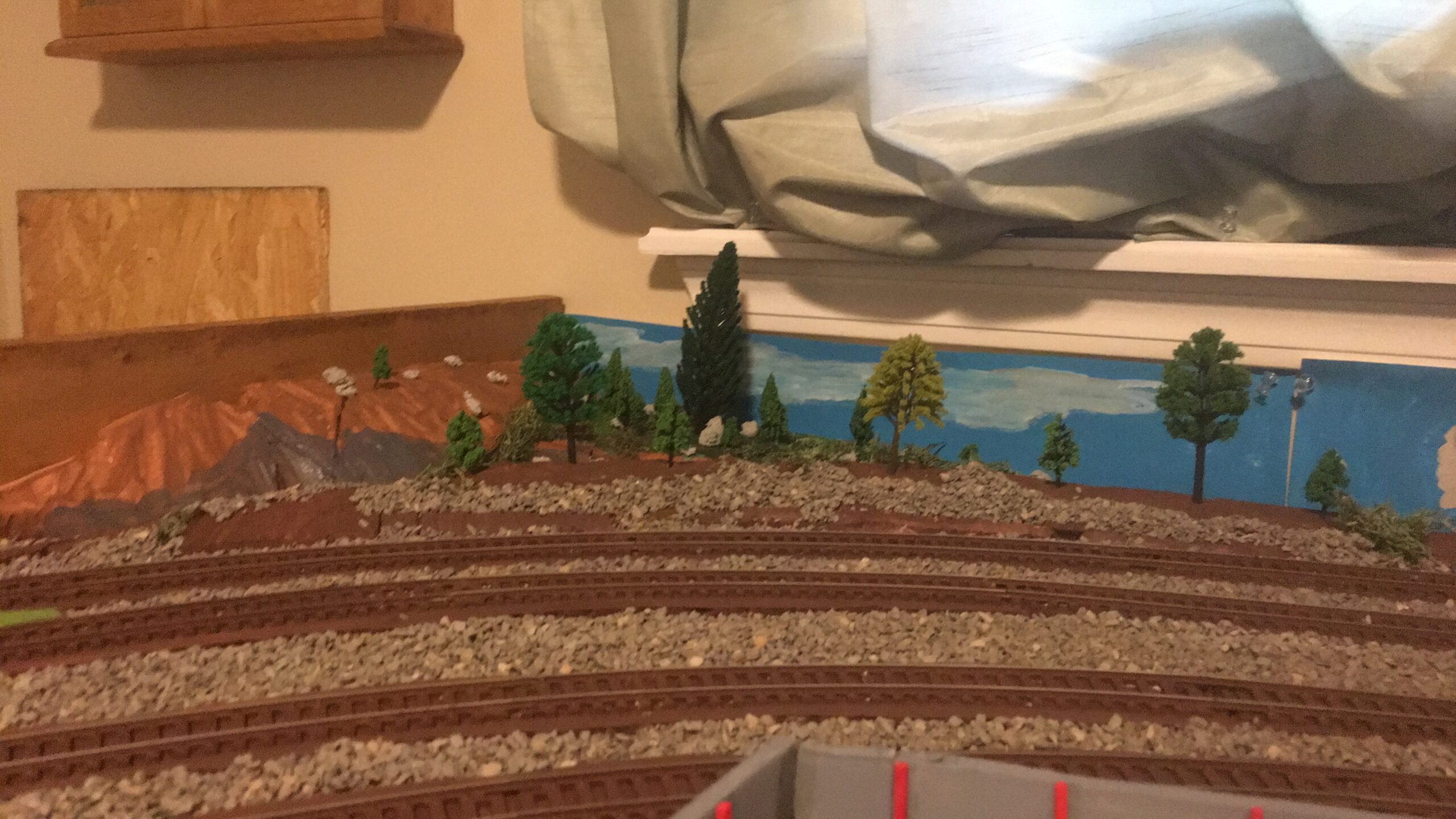 HO Scale Trees, Mystear 50PCS HO OO Scale 1:100 Model Trees 1.4in/3.5cm Train Railroad Park Scenery Architecture Fake Trees for DIY Crafts, Building Model, Landscape customer photo 2