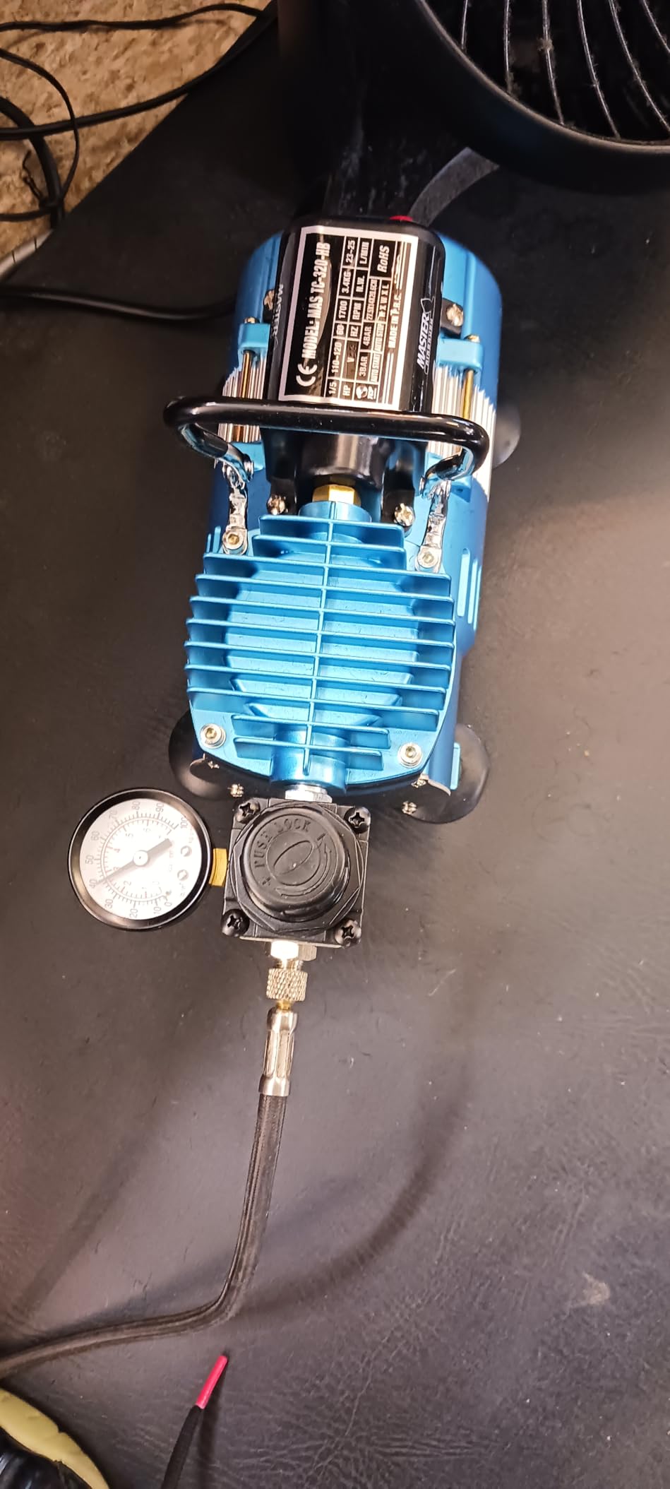 Master Airbrush Air Brush Kit with Air Compressor TC-320, 1/5 HP Cool Runner II Dual Fan with Regulator, Water Trap & Holder customer photo 2
