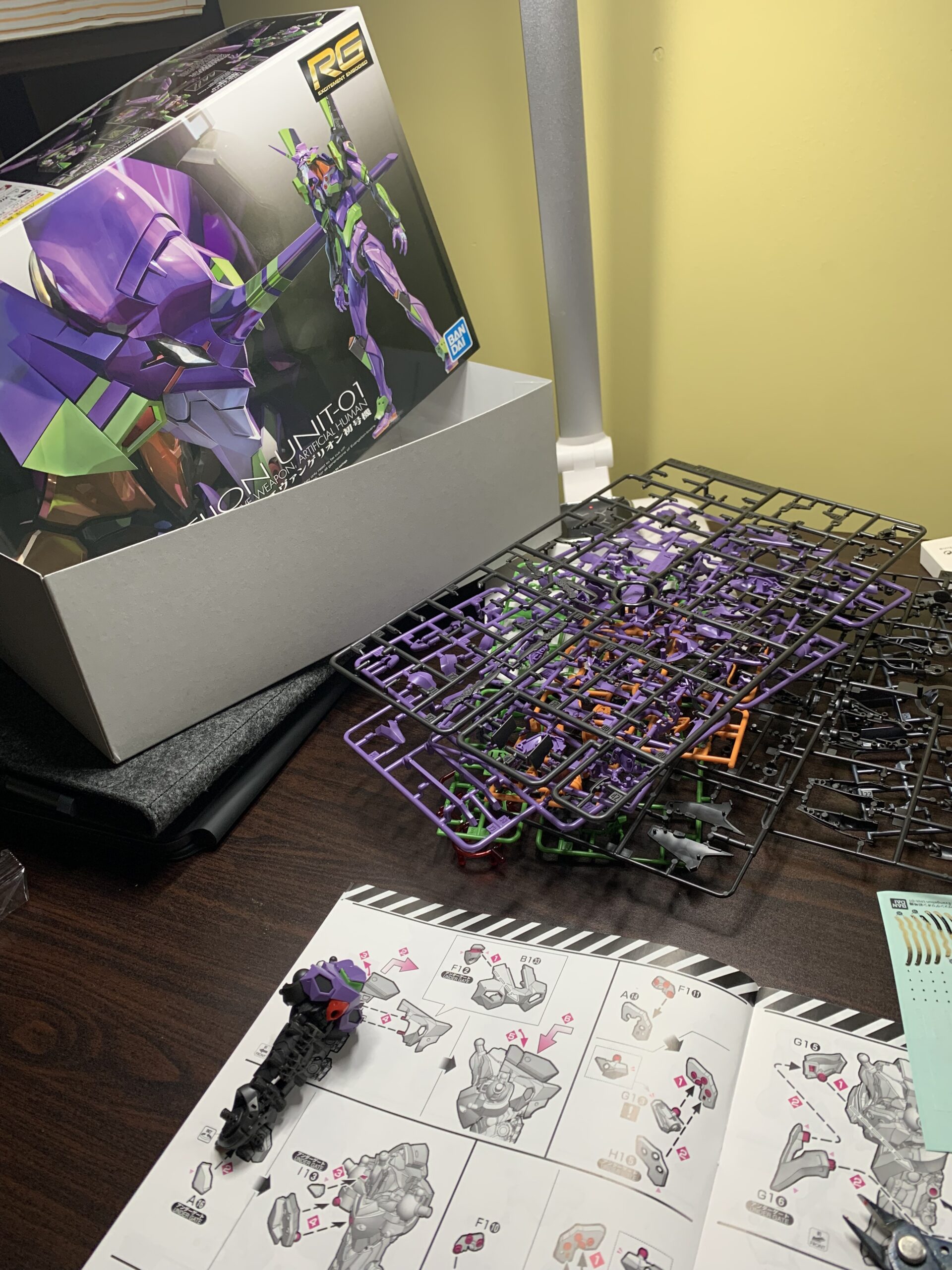 Bandai Hobby - Evangelion - Multipurpose Humanoid Decisive Weapon Artificial Human Evangelion Unit-01, Bandai Spirits RG Model Kit customer photo 2