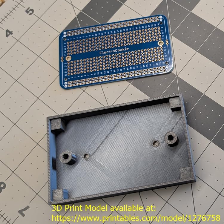 ElectroCookie Prototype PCB Solderable Breadboard for Electronics Projects Compatible for DIY Arduino Soldering Projects, Gold-Plated (5 Pack + 1 Mini Board, Matte Black) customer photo 2