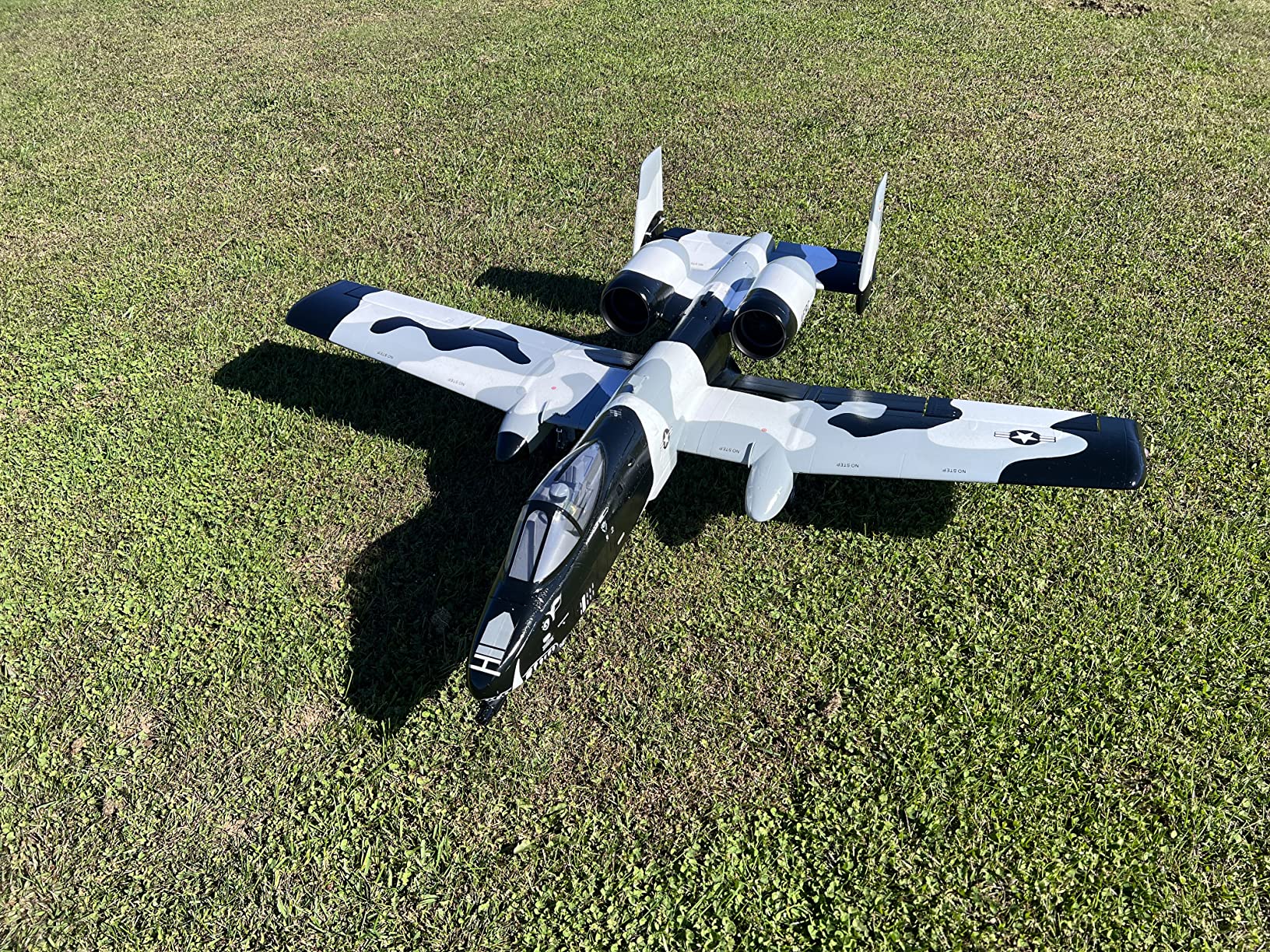 FMS Rc Plane 6 Channel Remote Control Airplane A-10 Thunderbolt II V2 Twin 70mm Ducted Fan 12-Blade EDF Rc Planes for Adults PNP (No Radio, Battery, Charger) customer photo 1