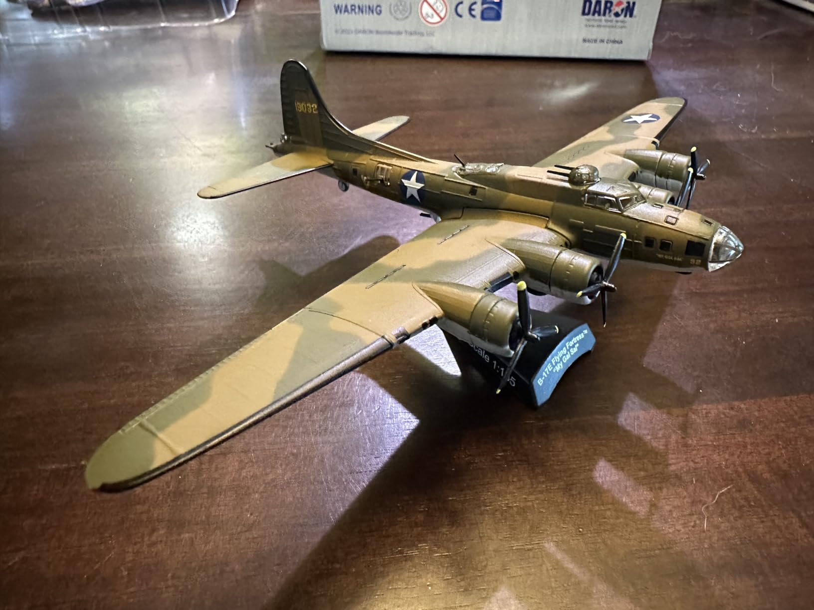 Daron Postage Stamp Series Collectible B-17E Flying Fortress 