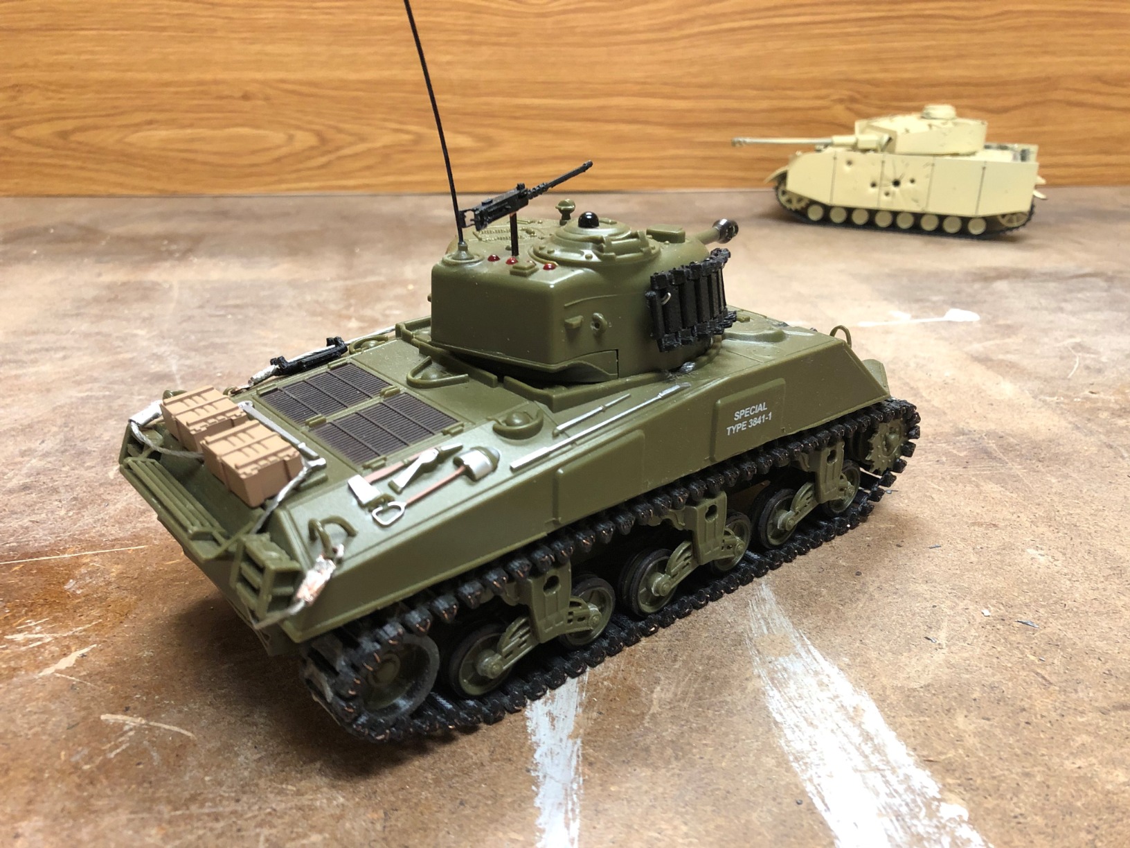POCO DIVO Sherman M4A3 US Medium Tank RC IR Battle Panzer 2.4Ghz 1/30 Scale Model Military Vehicle w. Sound & Light customer photo 2