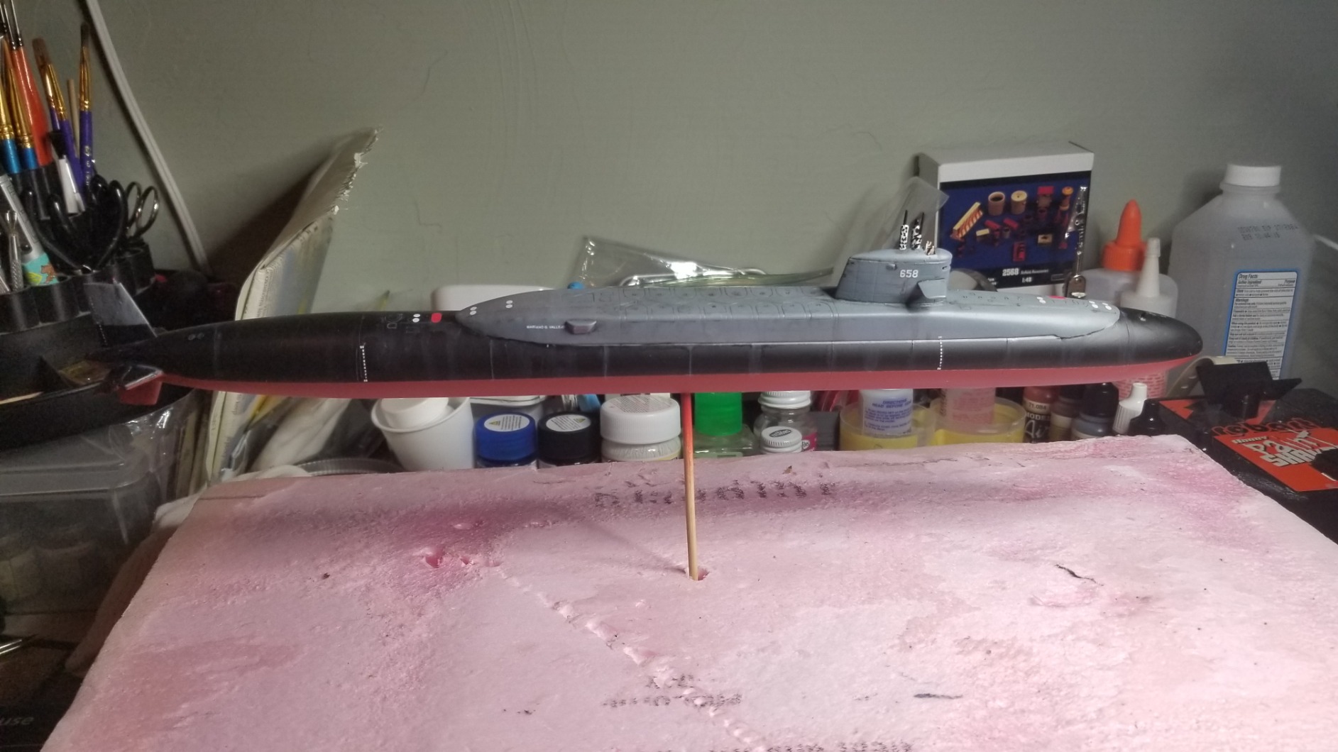 MIKRO-MIR 350-028 1/350 SSBN Franklin-Class American Submarine Model Kit customer photo 1