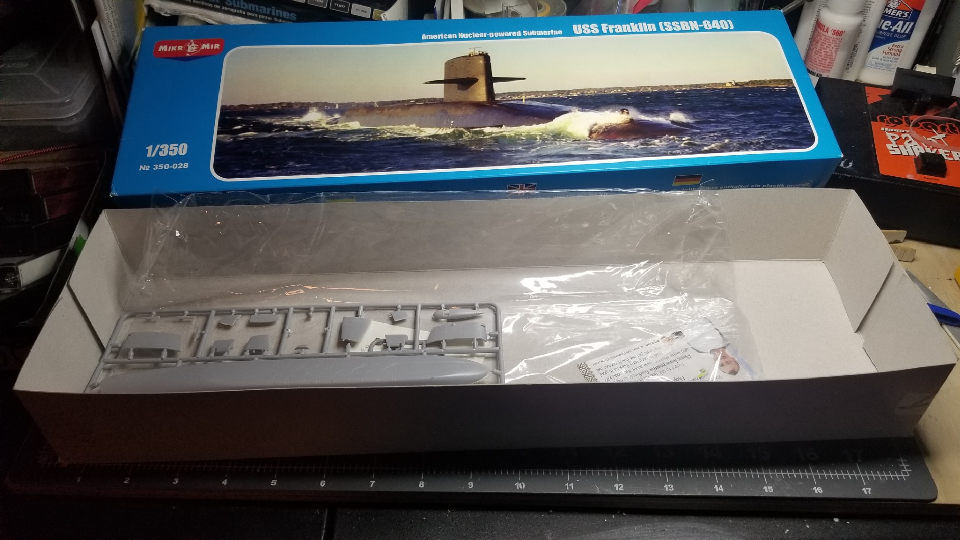 MIKRO-MIR 350-028 1/350 SSBN Franklin-Class American Submarine Model Kit customer photo 2