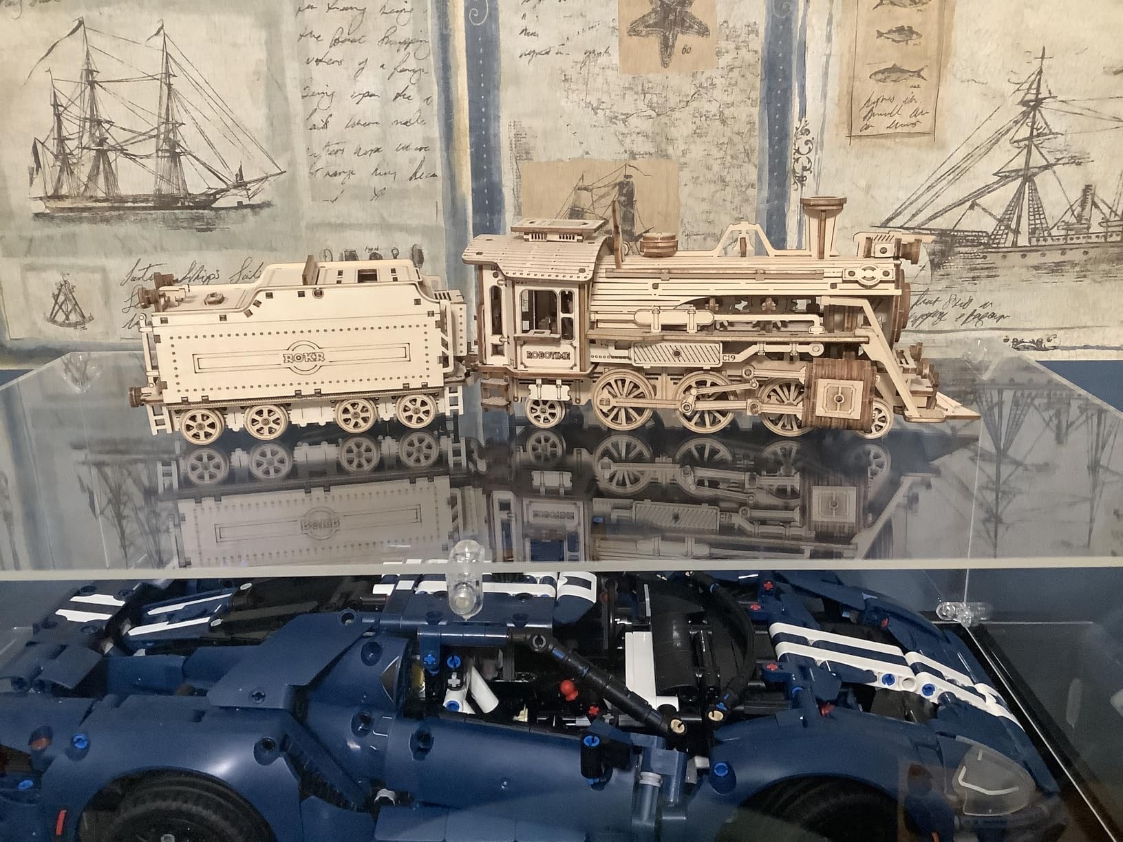 ROKR 3D Wooden Puzzle for Adults - Mechanical Train Model Kits - Brain Teaser Puzzles - Vehicle Building Kits customer photo 1