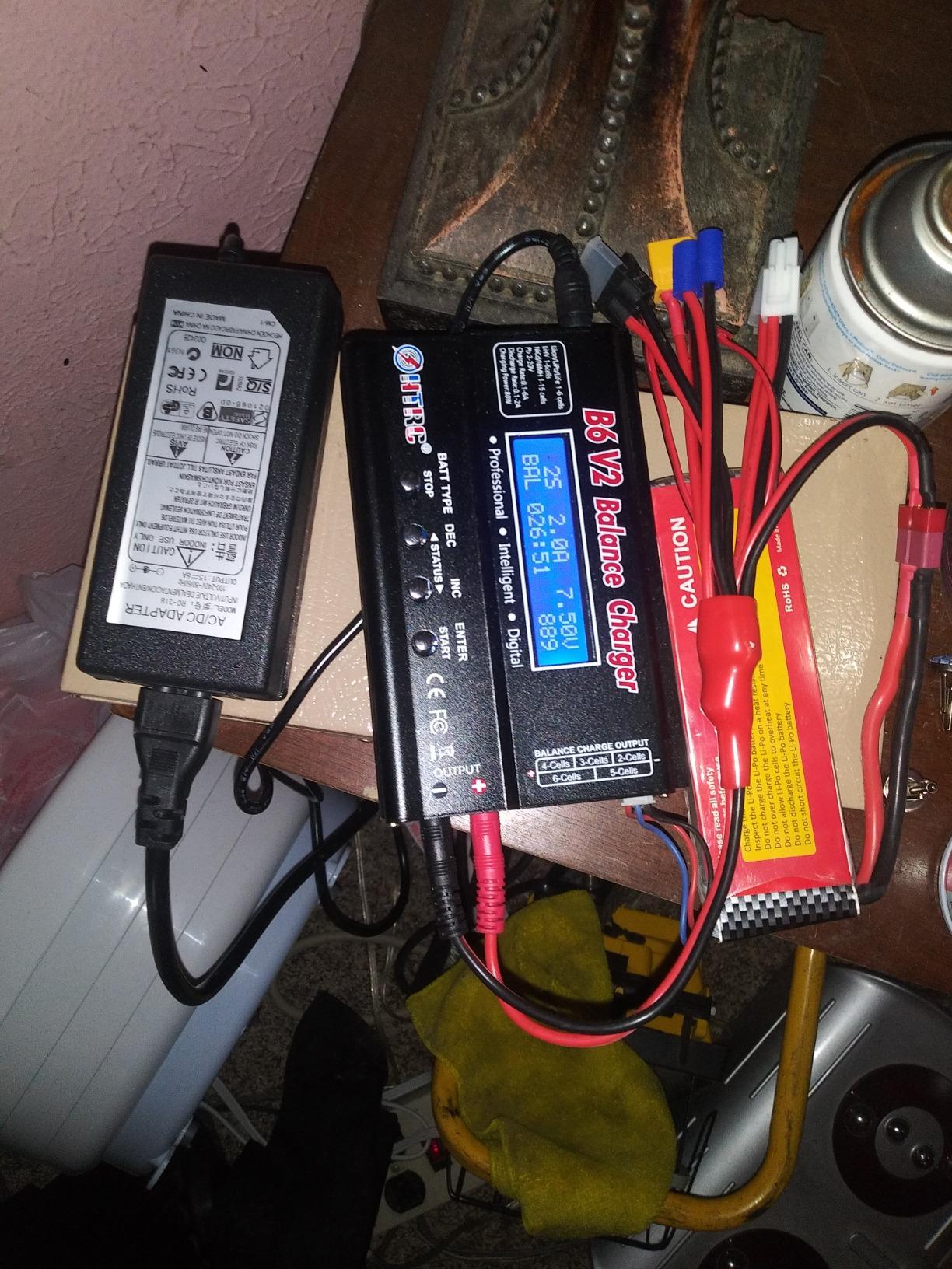 LiPo Battery Charger RC Car Balance Charger, 1S-6S Digital Discharger Battery Pack Charger 80W 6A for Li-ion Life NiCd NiMH LiHV PB Smart Battery,Deans Connectors + Power Supply customer photo 1